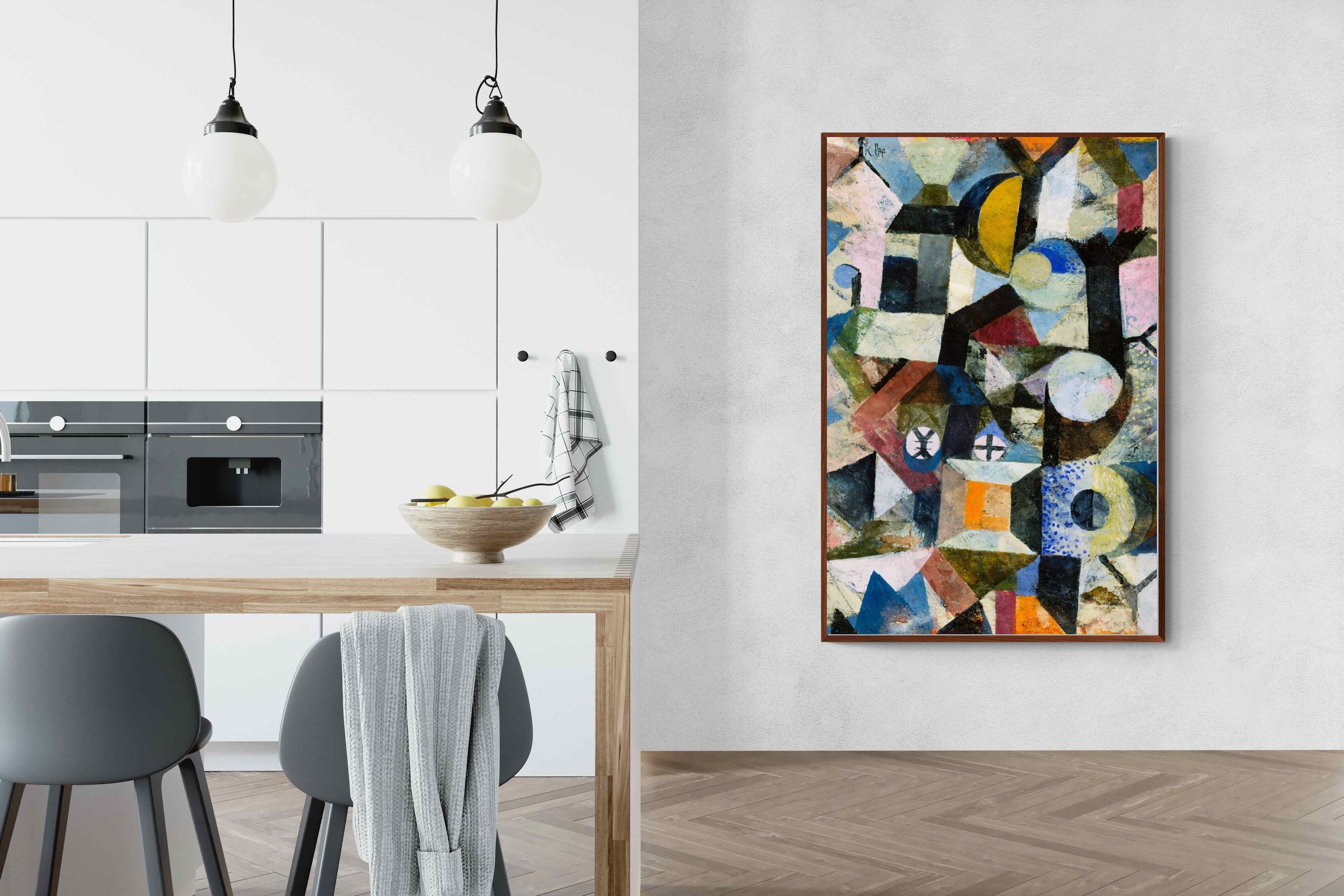 Pixalot Composition with the Yellow Half-Moon and the Y