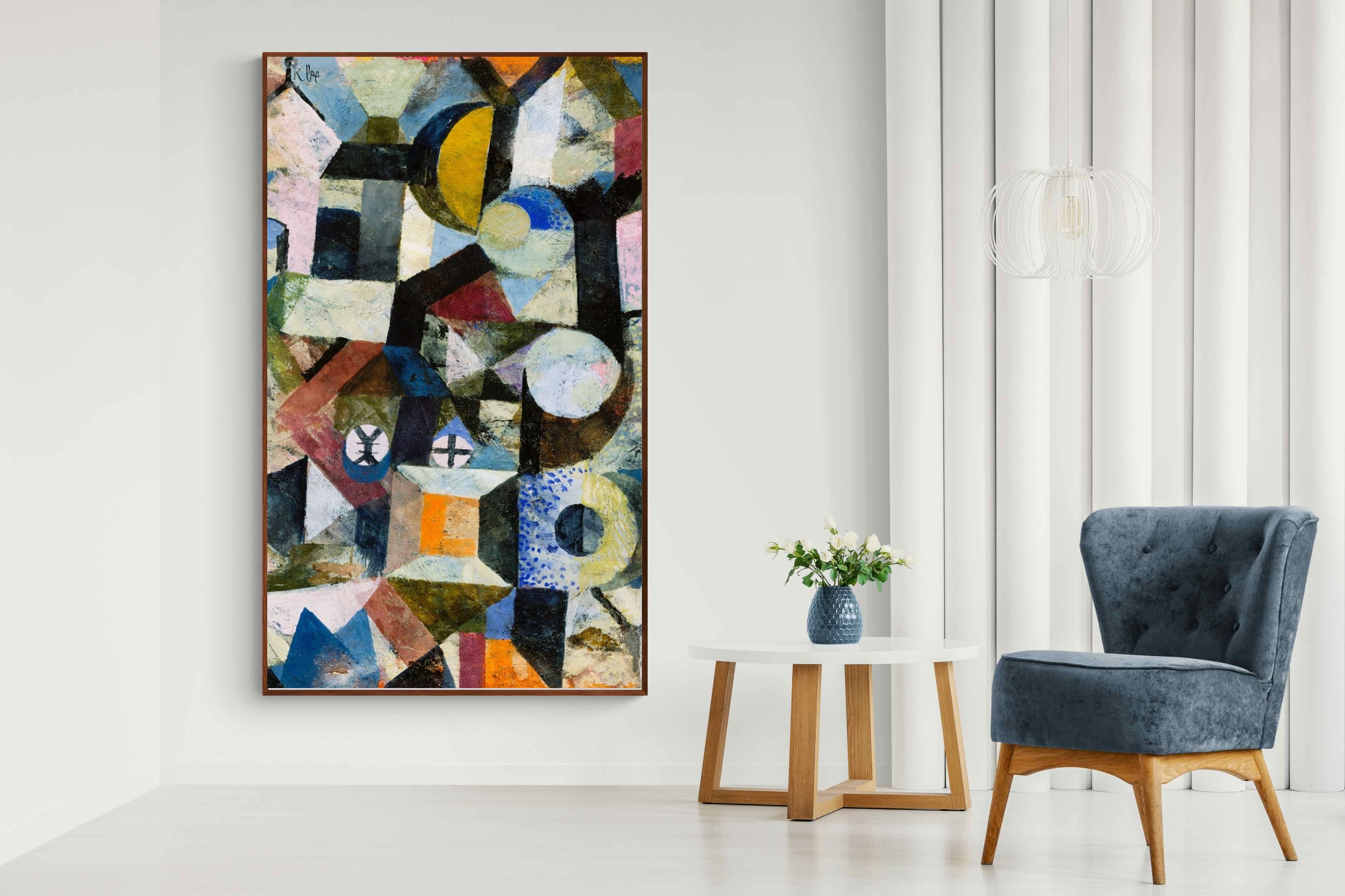 Pixalot Composition with the Yellow Half-Moon and the Y