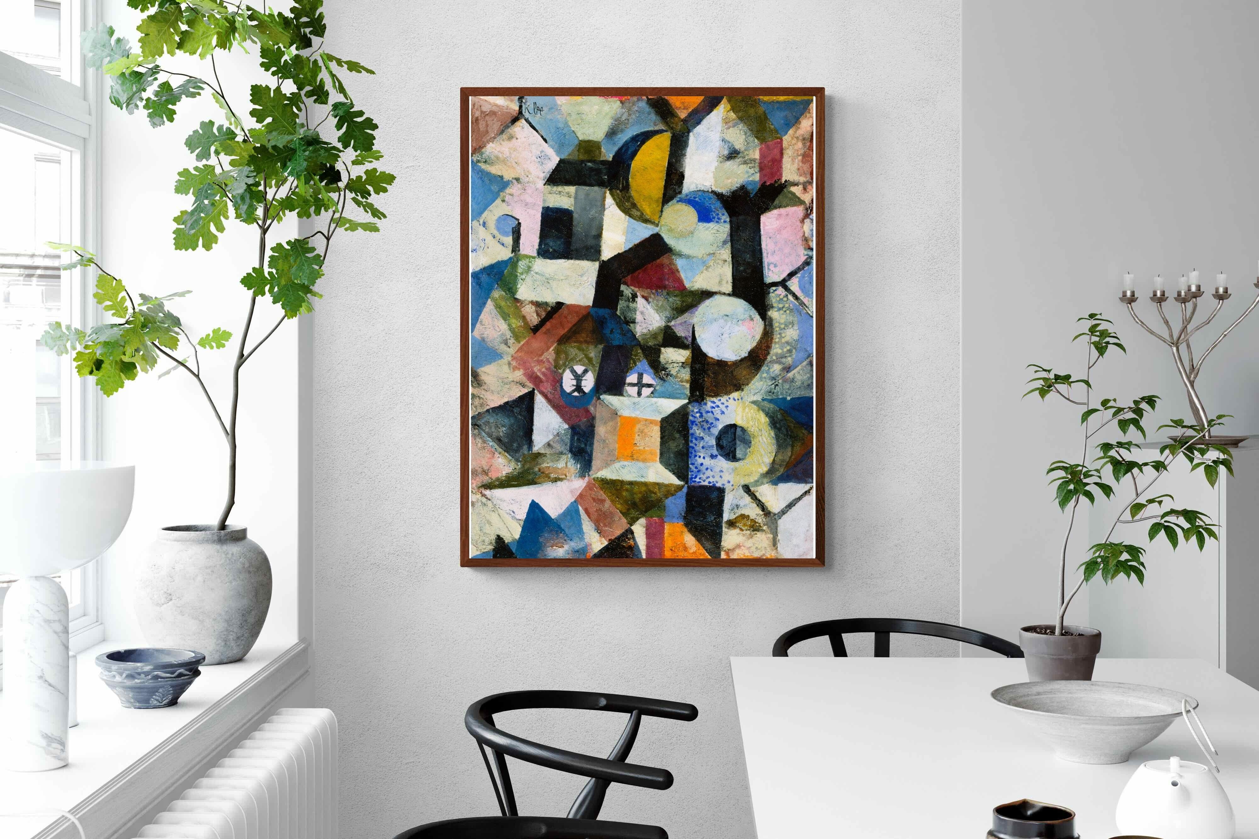 Pixalot Composition with the Yellow Half-Moon and the Y