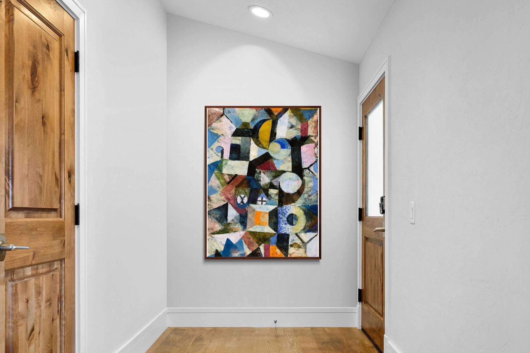 Pixalot Composition with the Yellow Half-Moon and the Y