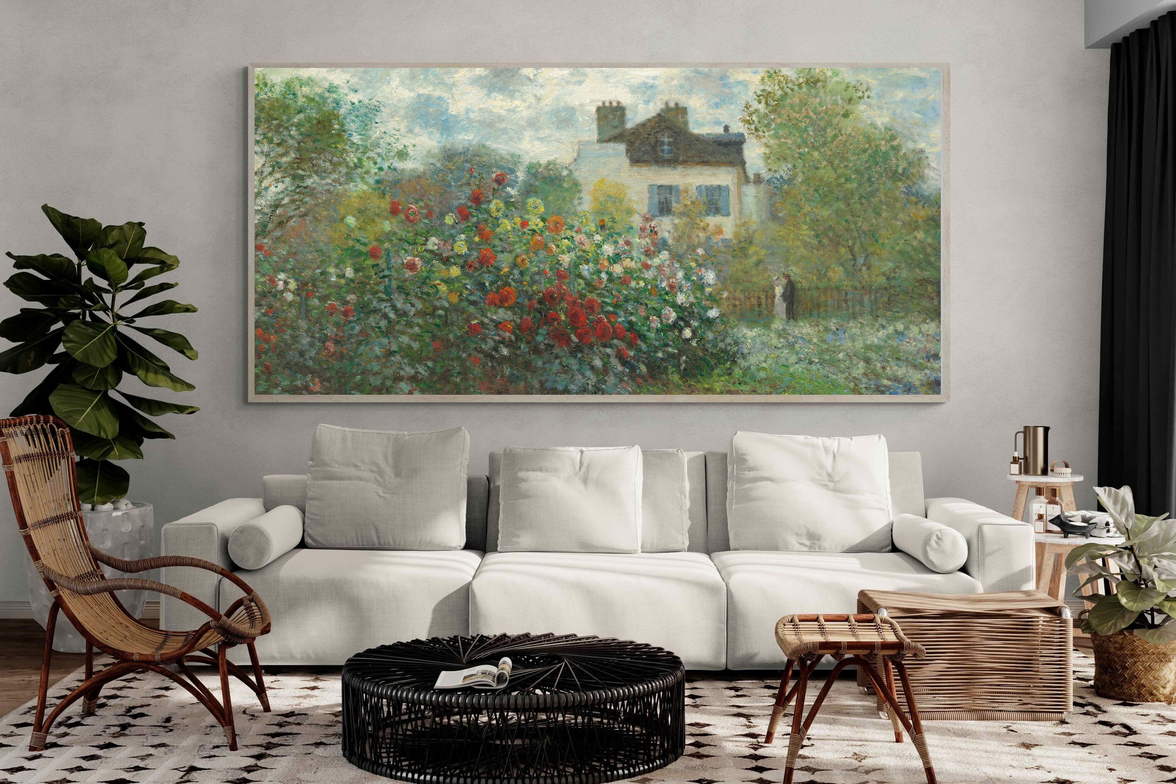 Pixalot Corner of the Garden with Dahlias