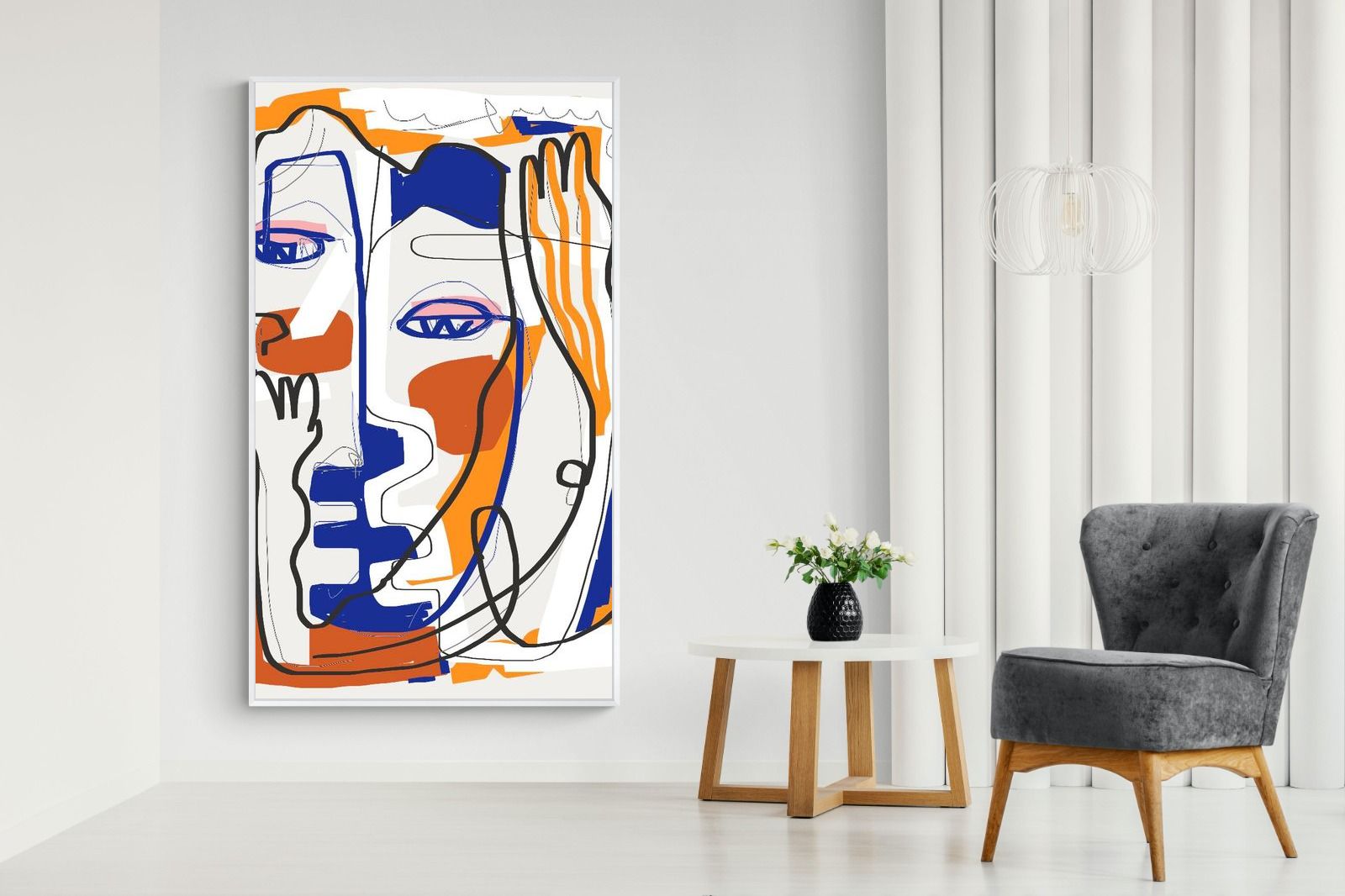 Pixalot Cubist Face
