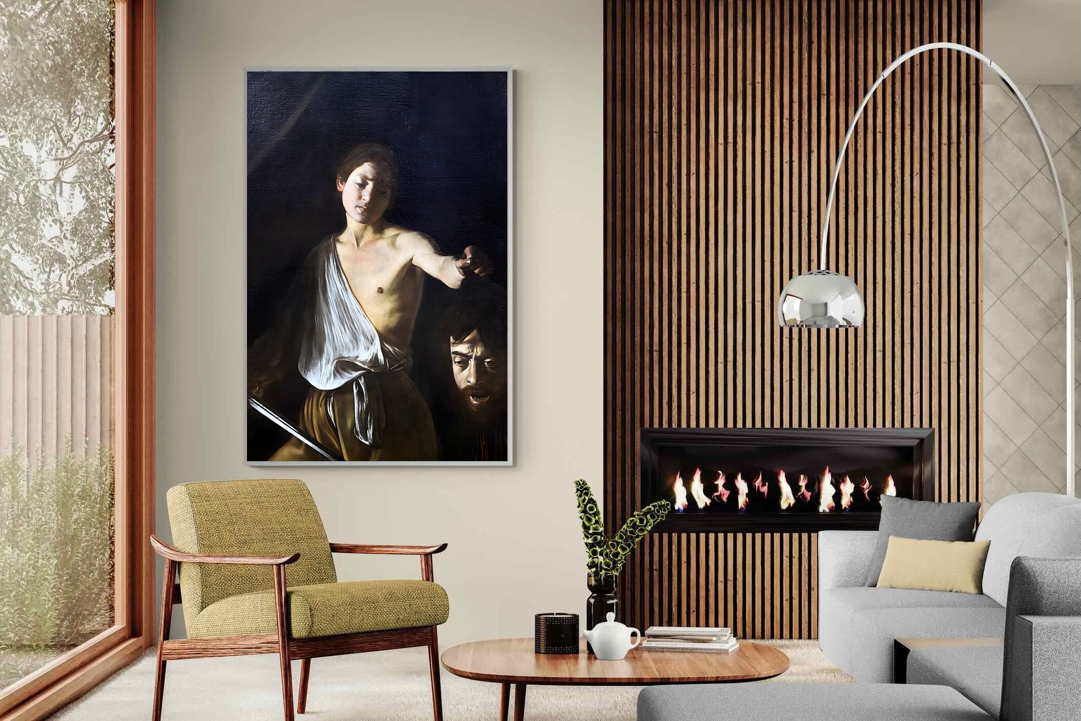 Pixalot David with the Head of Goliath