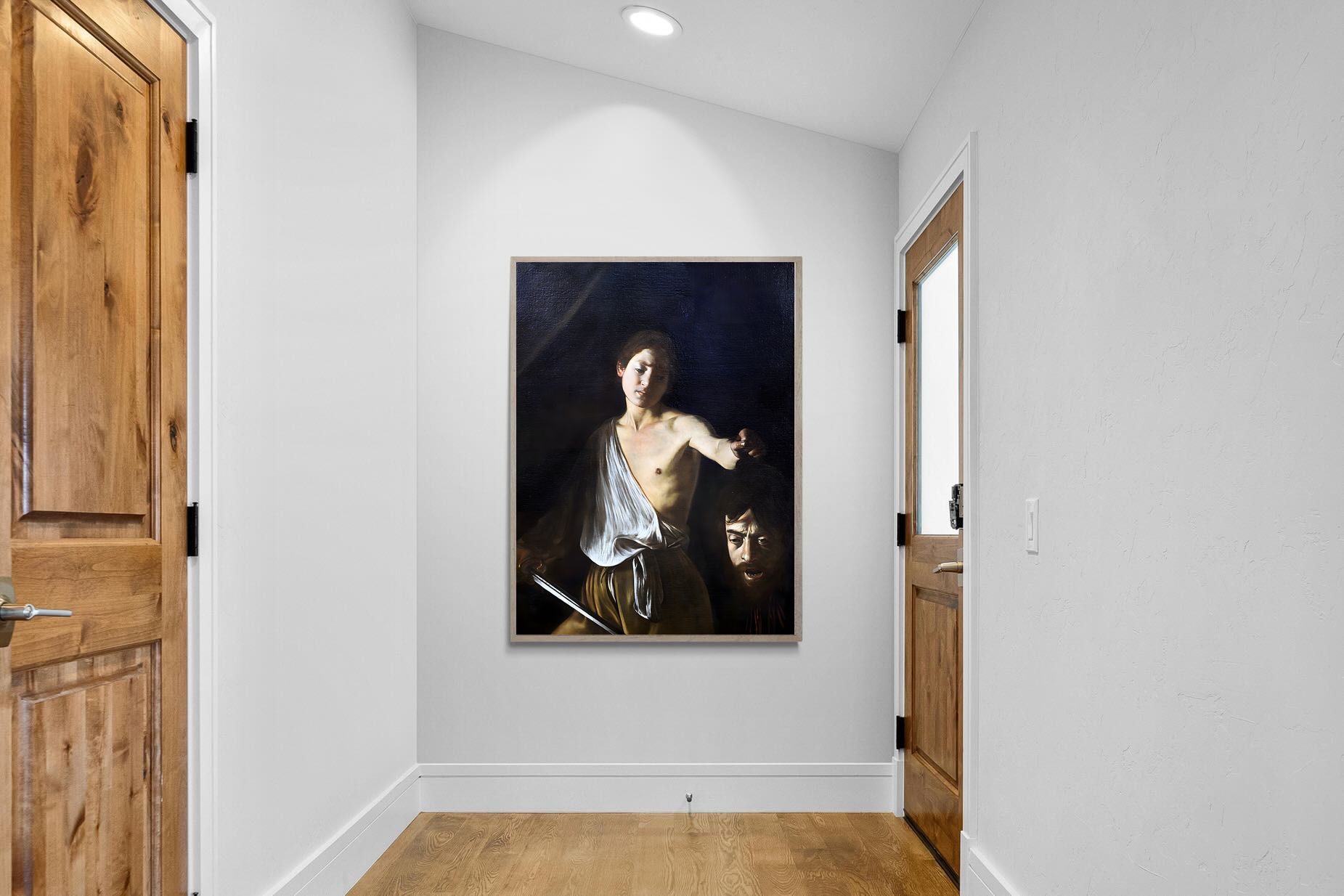 Pixalot David with the Head of Goliath