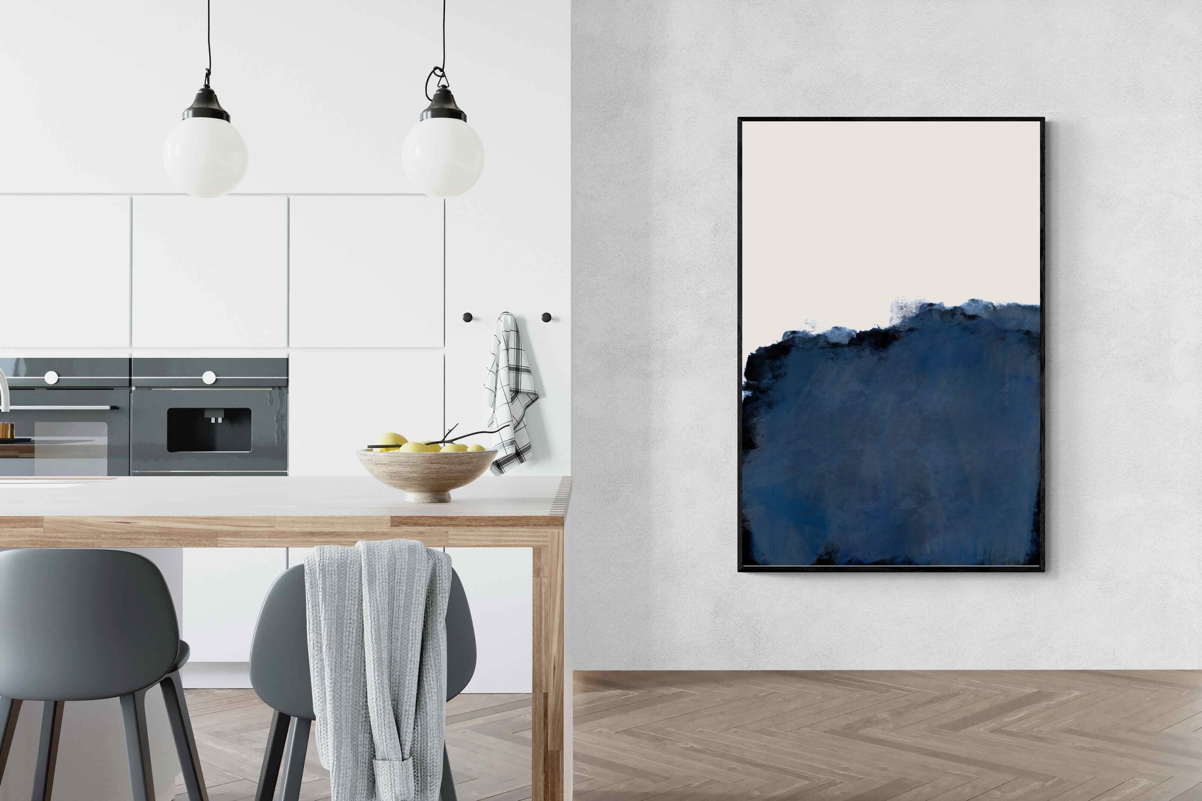 Pixalot Deep Blue Abstract