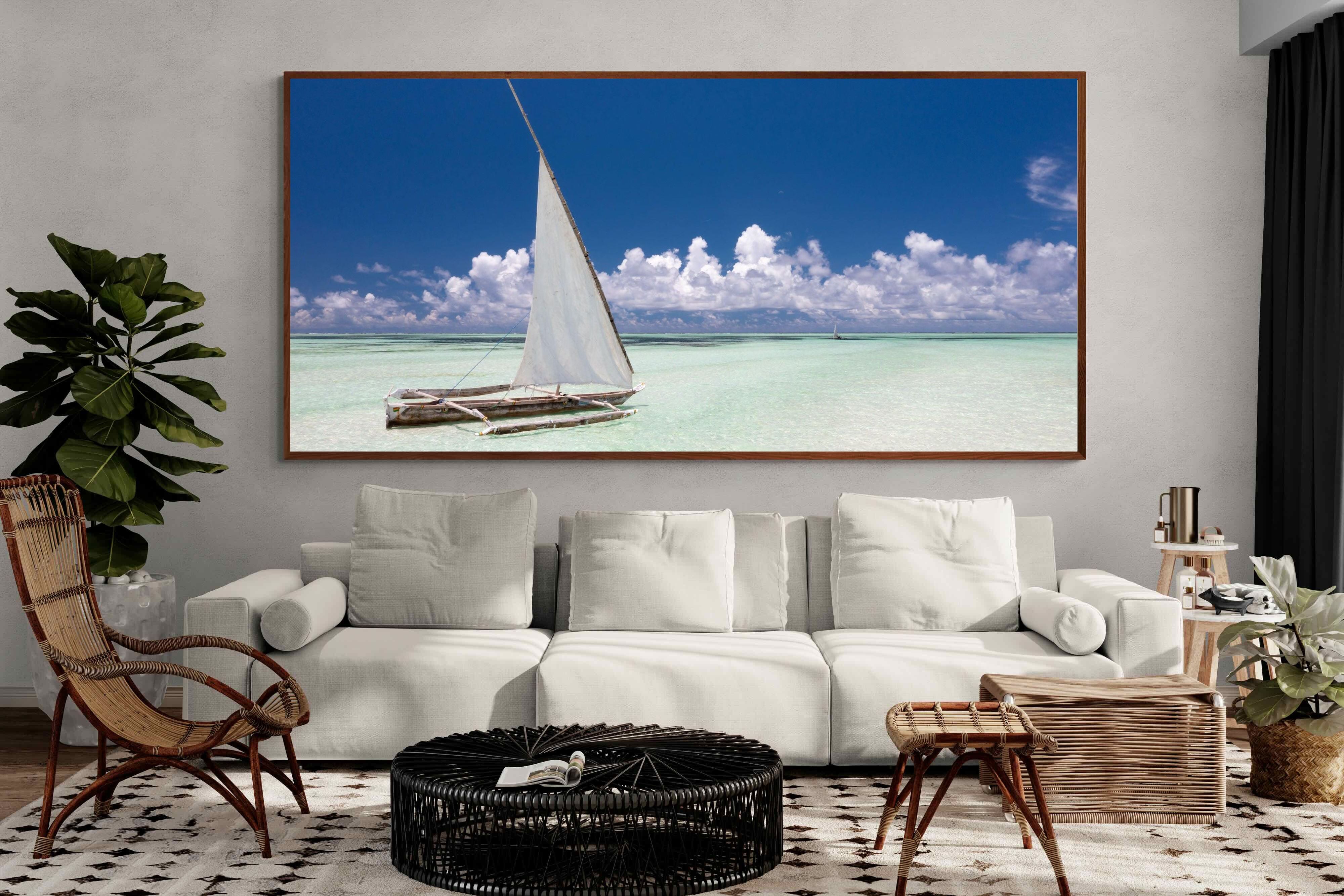 Pixalot ® Dhow on Blue