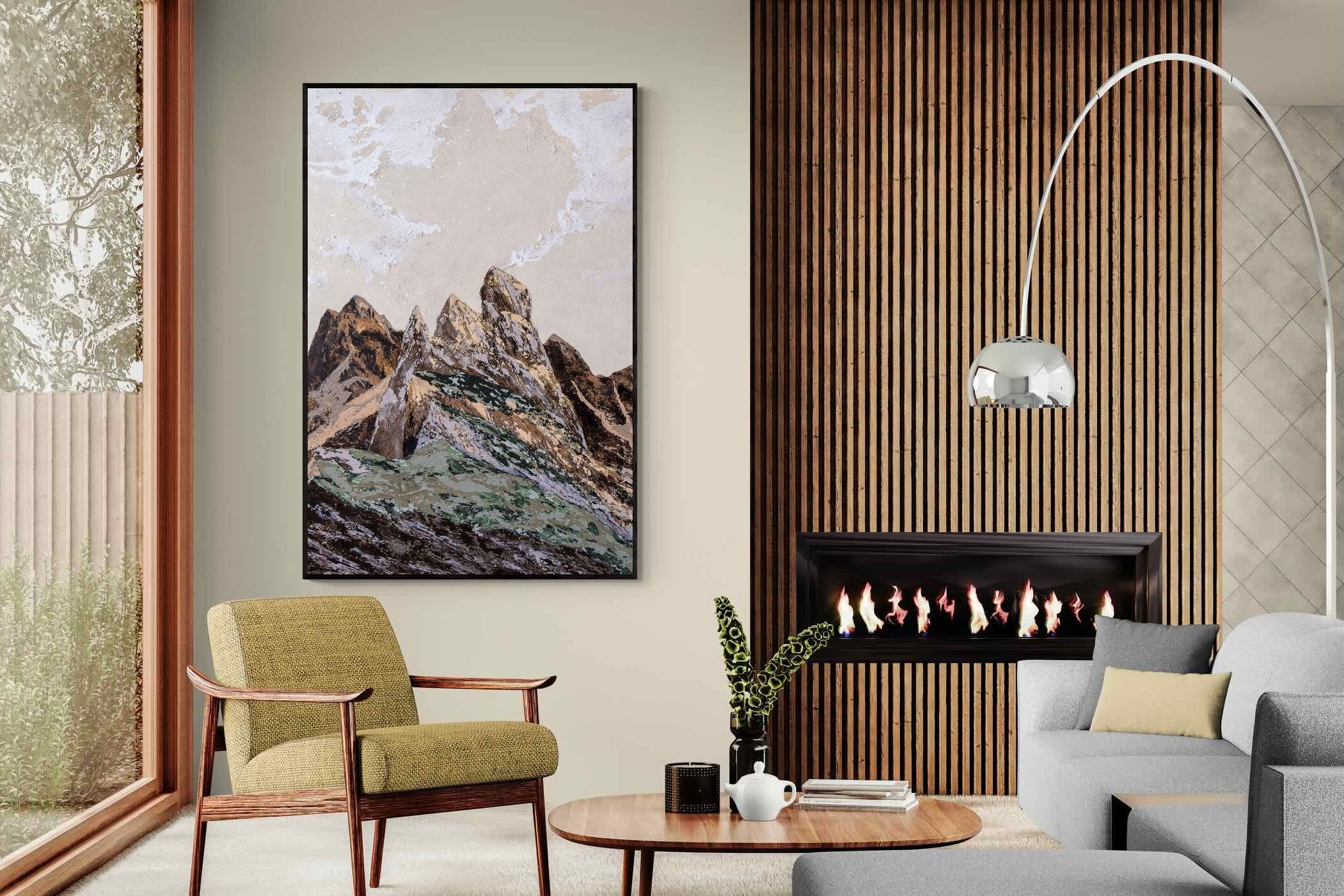 Pixalot Earthy Textured Mountains