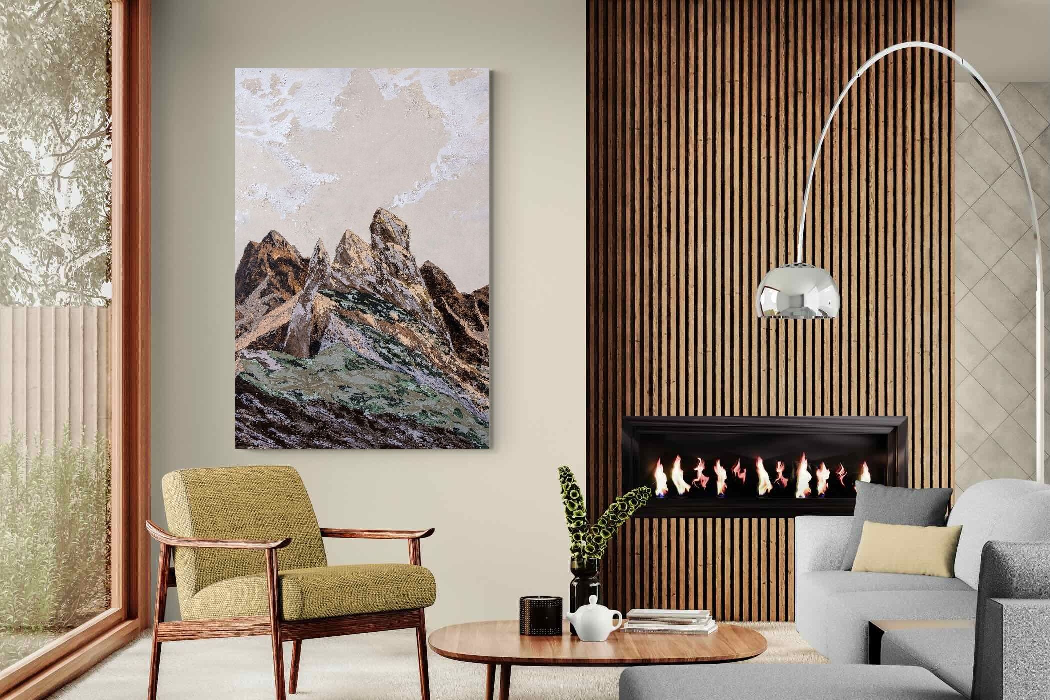Pixalot Earthy Textured Mountains