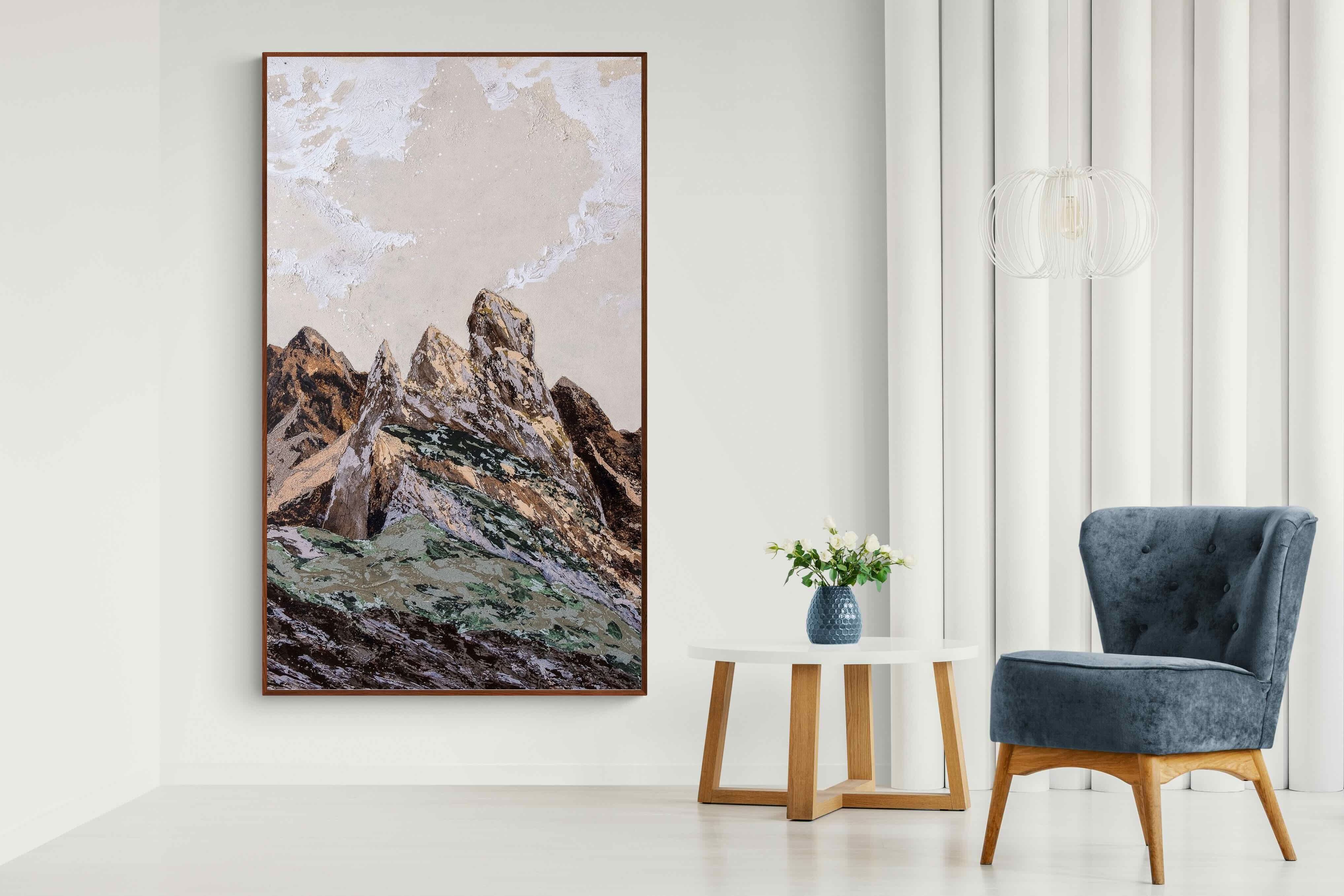 Pixalot Earthy Textured Mountains