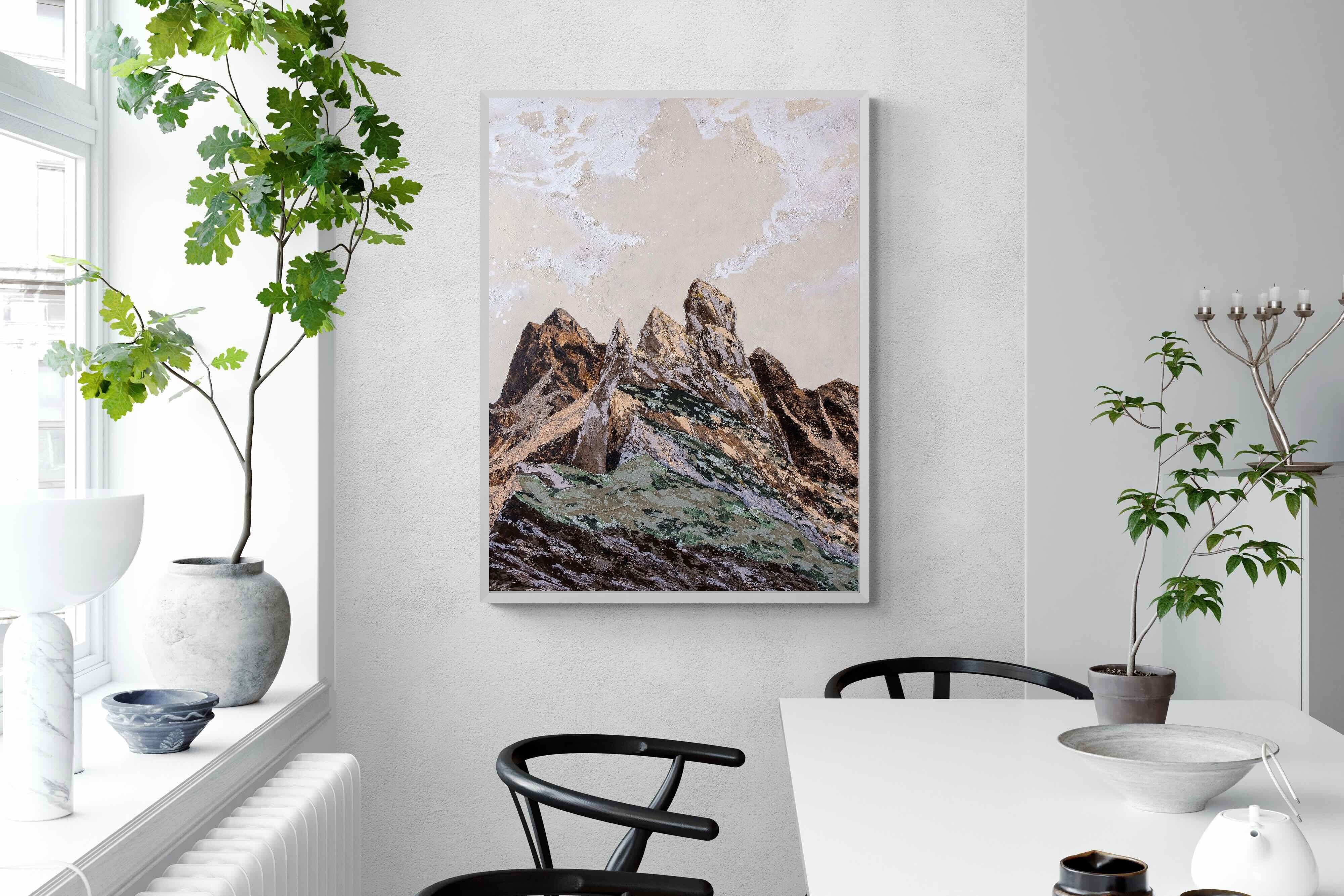 Pixalot Earthy Textured Mountains