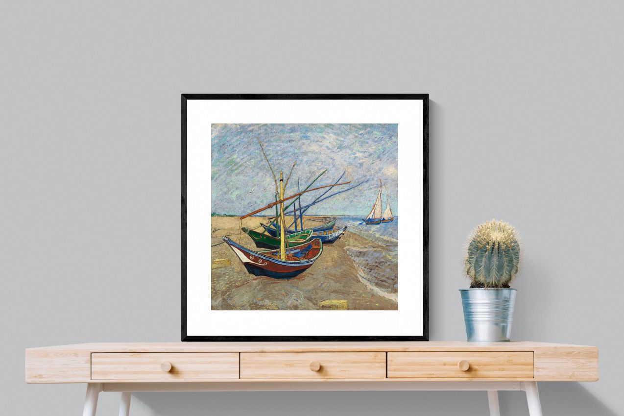 Pixalot Fishing Boats on the Beach at Saintes-Maries