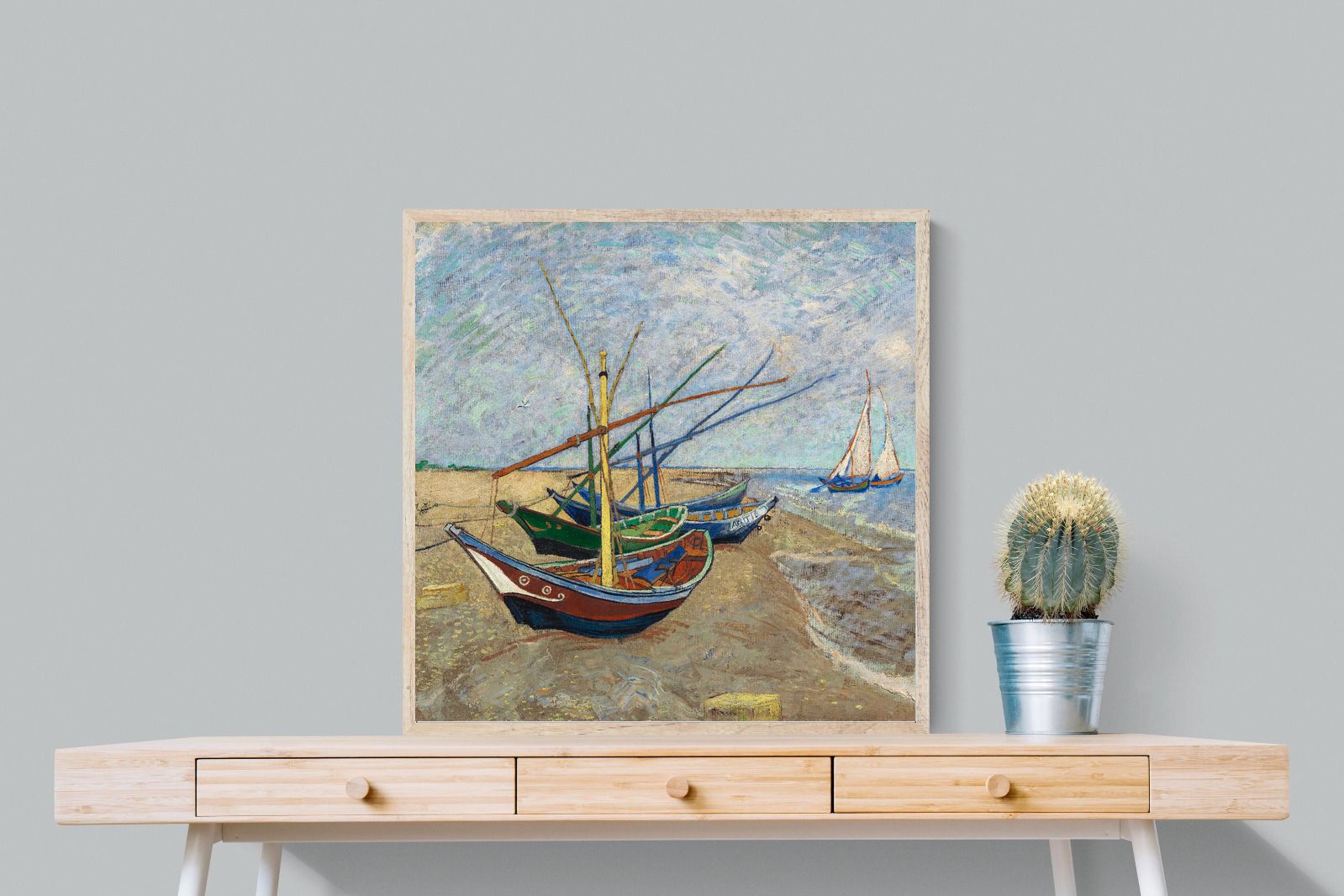 Pixalot Fishing Boats on the Beach at Saintes-Maries