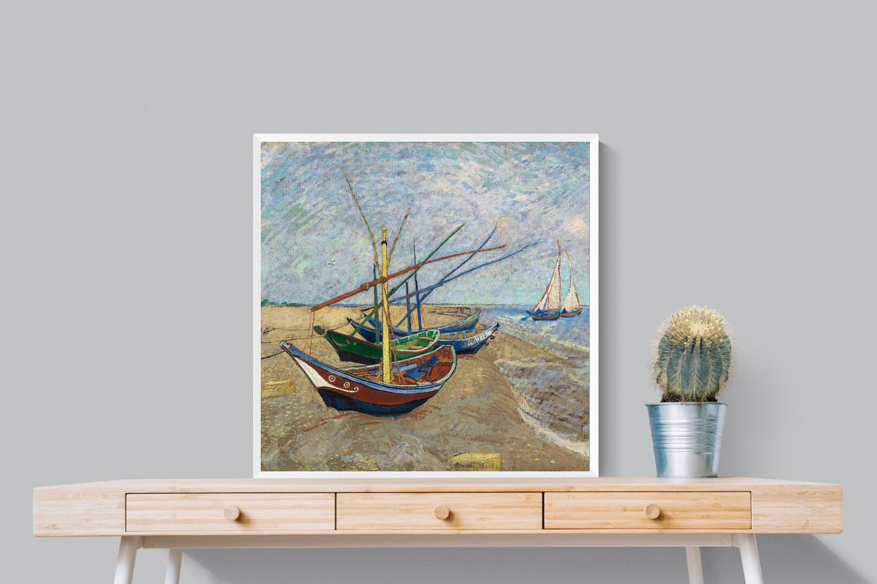 Pixalot Fishing Boats on the Beach at Saintes-Maries