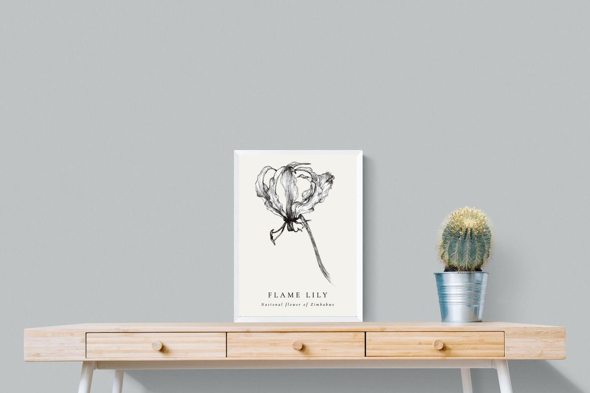 Pixalot ® Flame Lily Illustration
