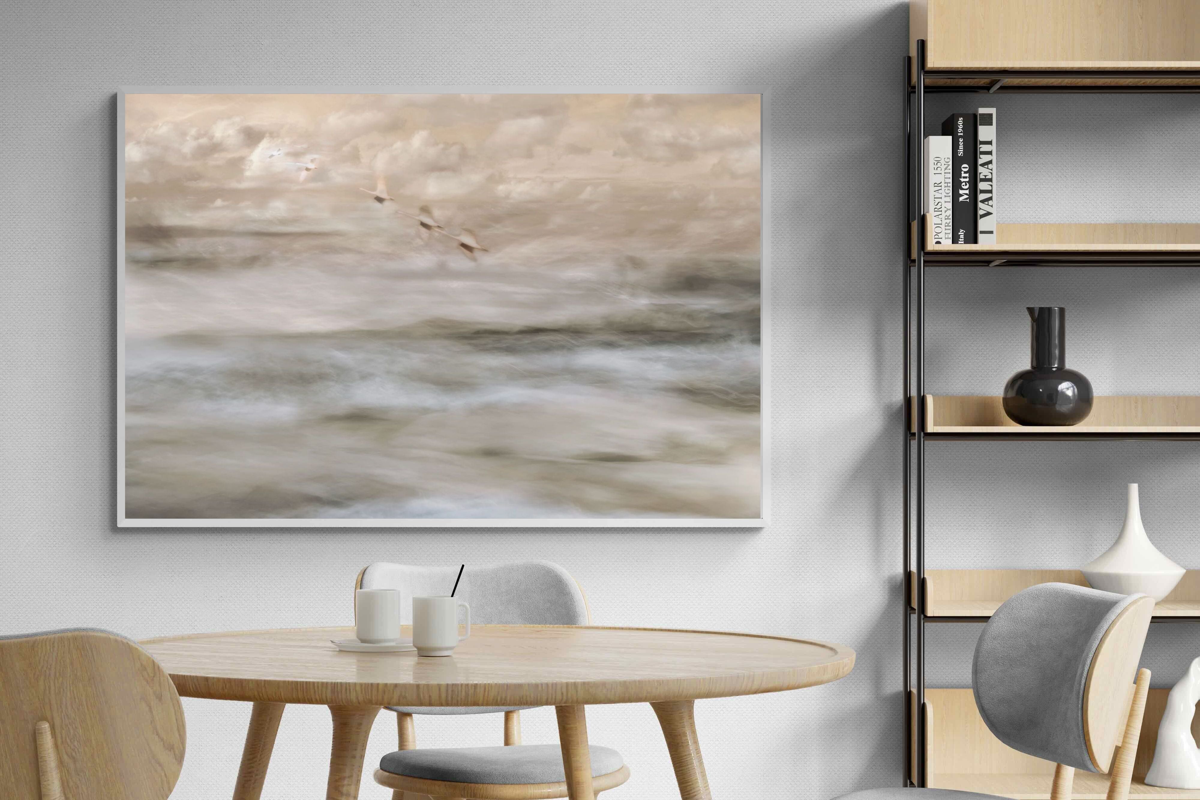 Pixalot Flight Over Mist