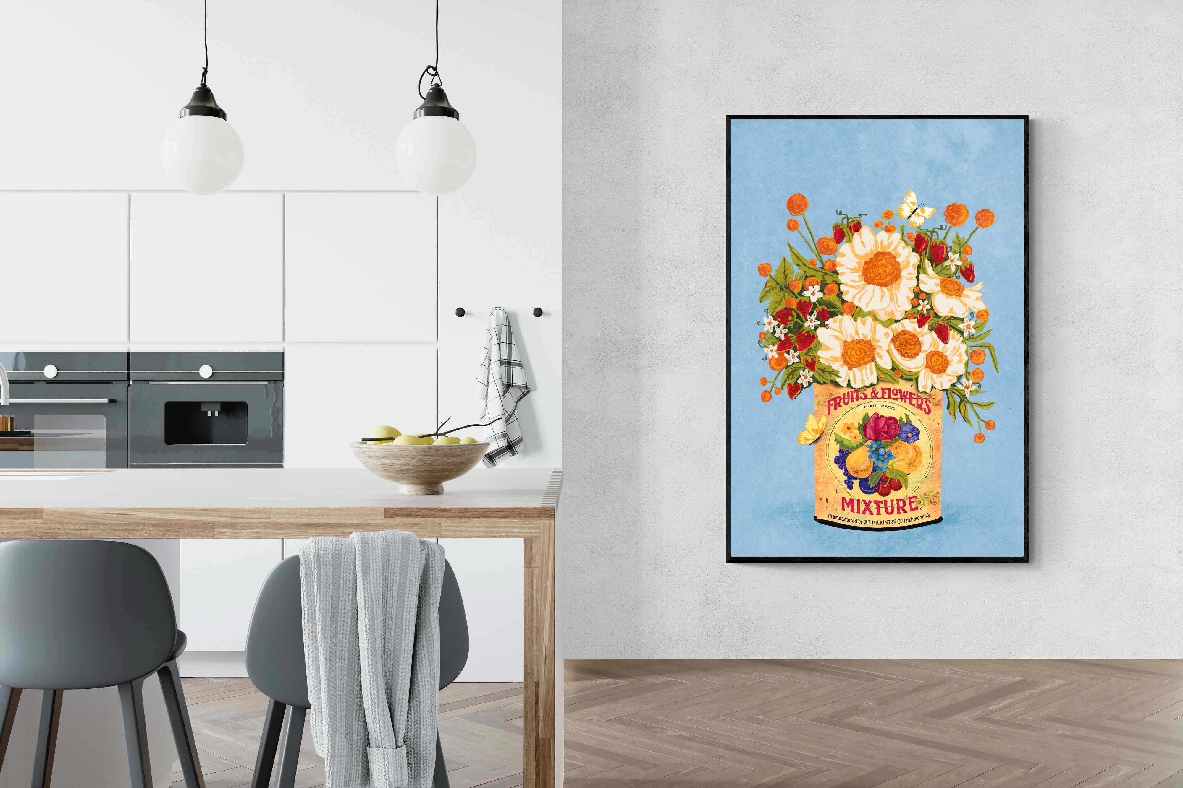 Pixalot Flowers in a Tea Can