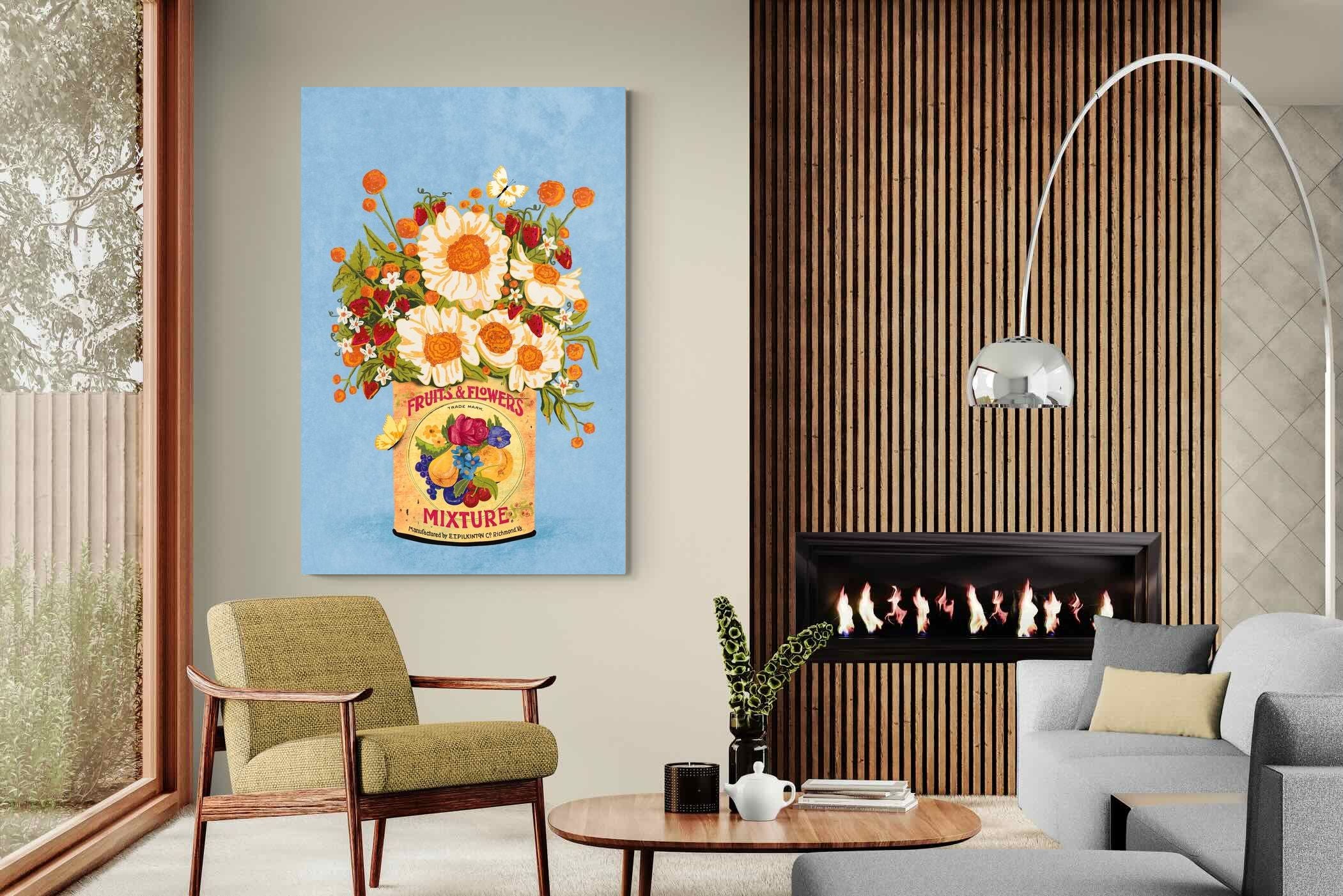 Pixalot Flowers in a Tea Can