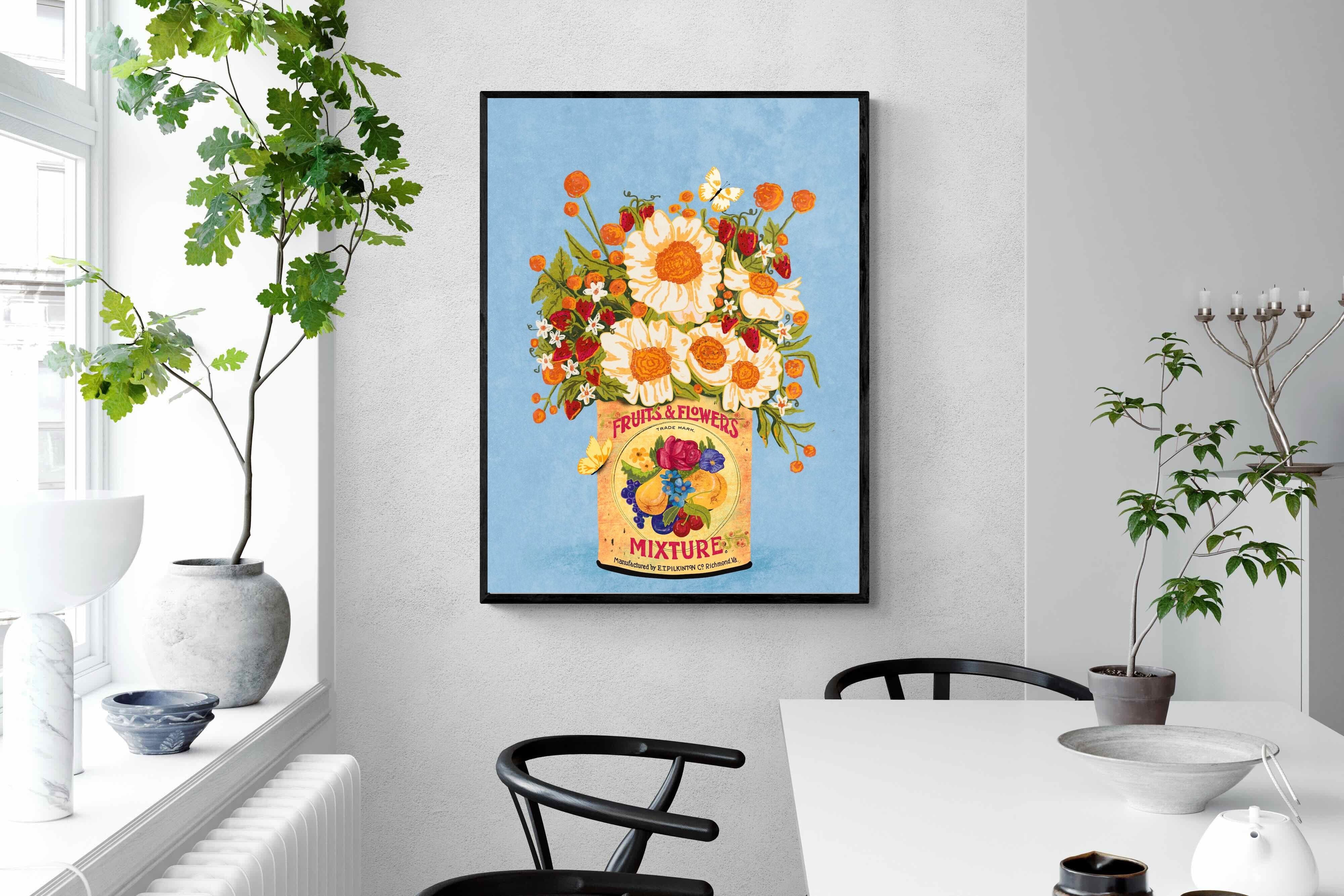 Pixalot Flowers in a Tea Can