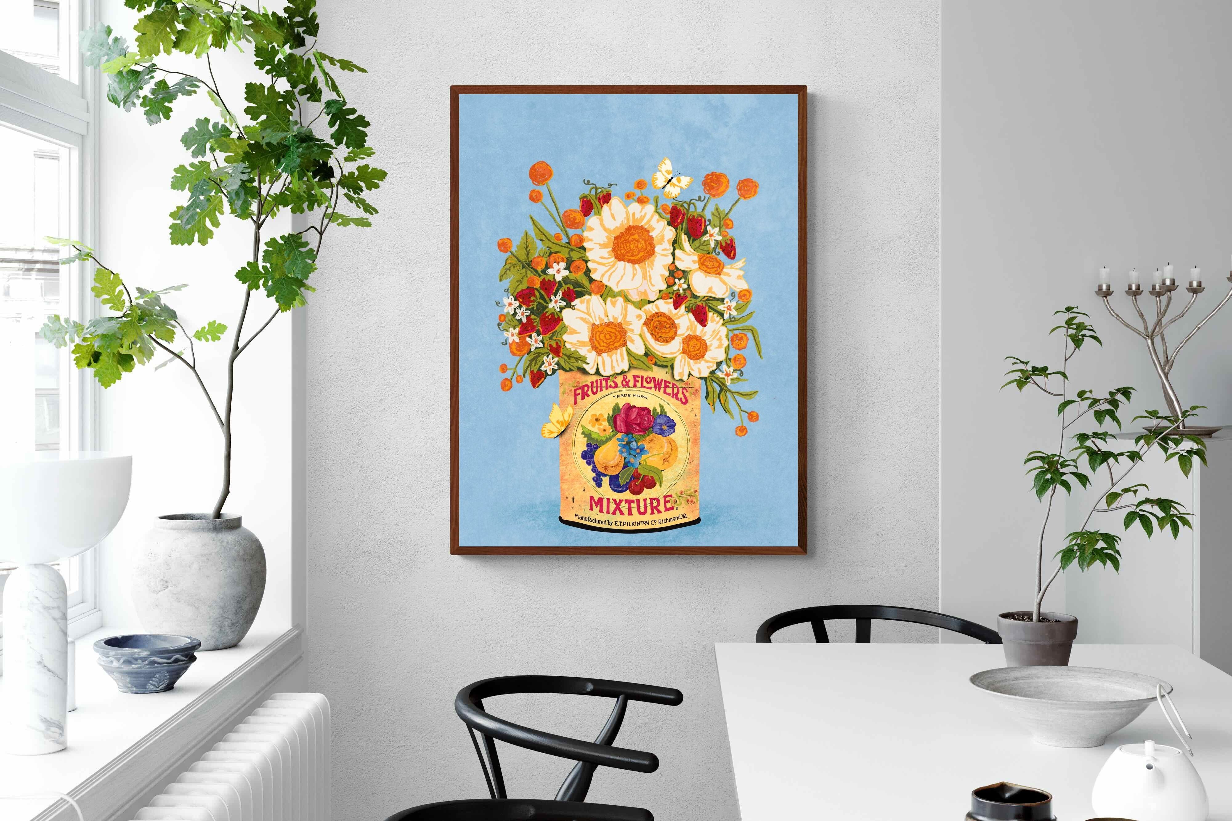 Pixalot Flowers in a Tea Can