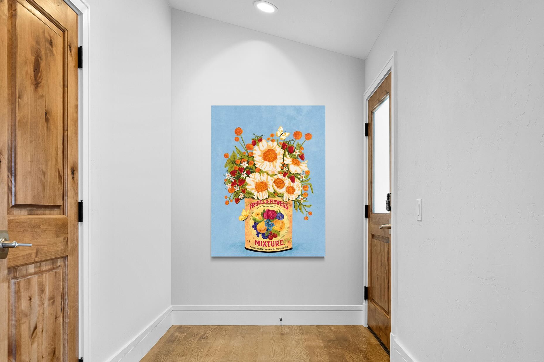 Pixalot Flowers in a Tea Can