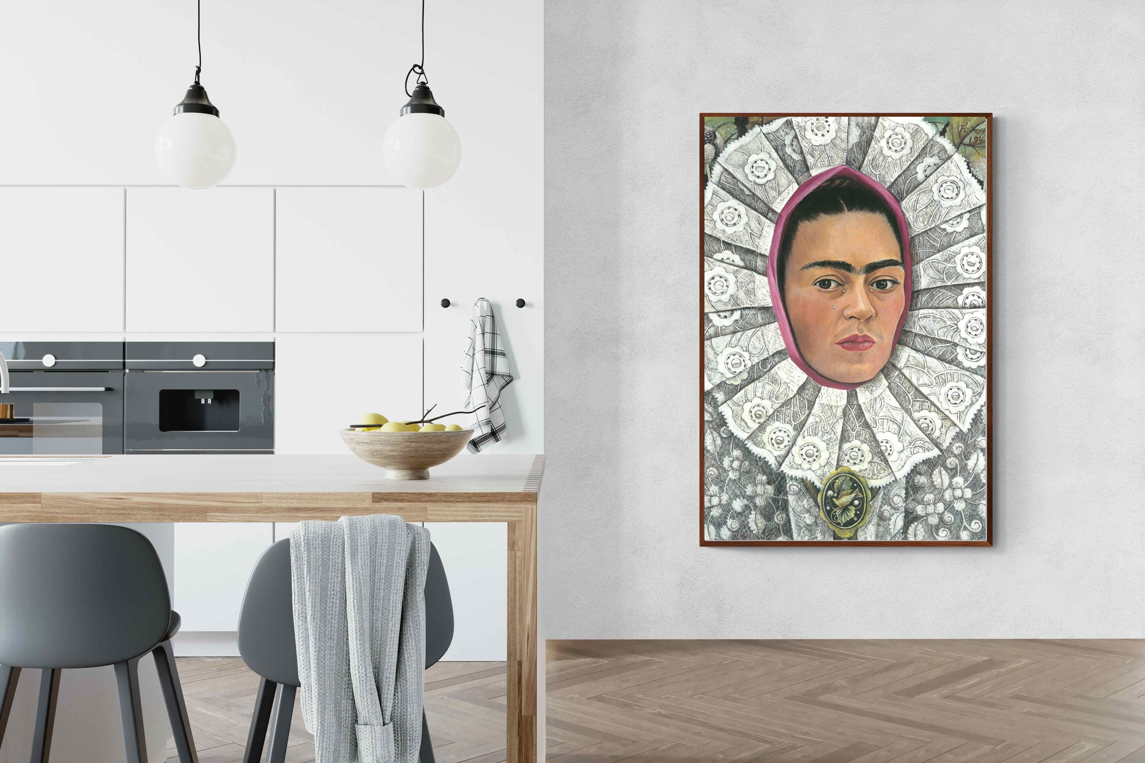 Pixalot Frida Self-Portrait with Medallion