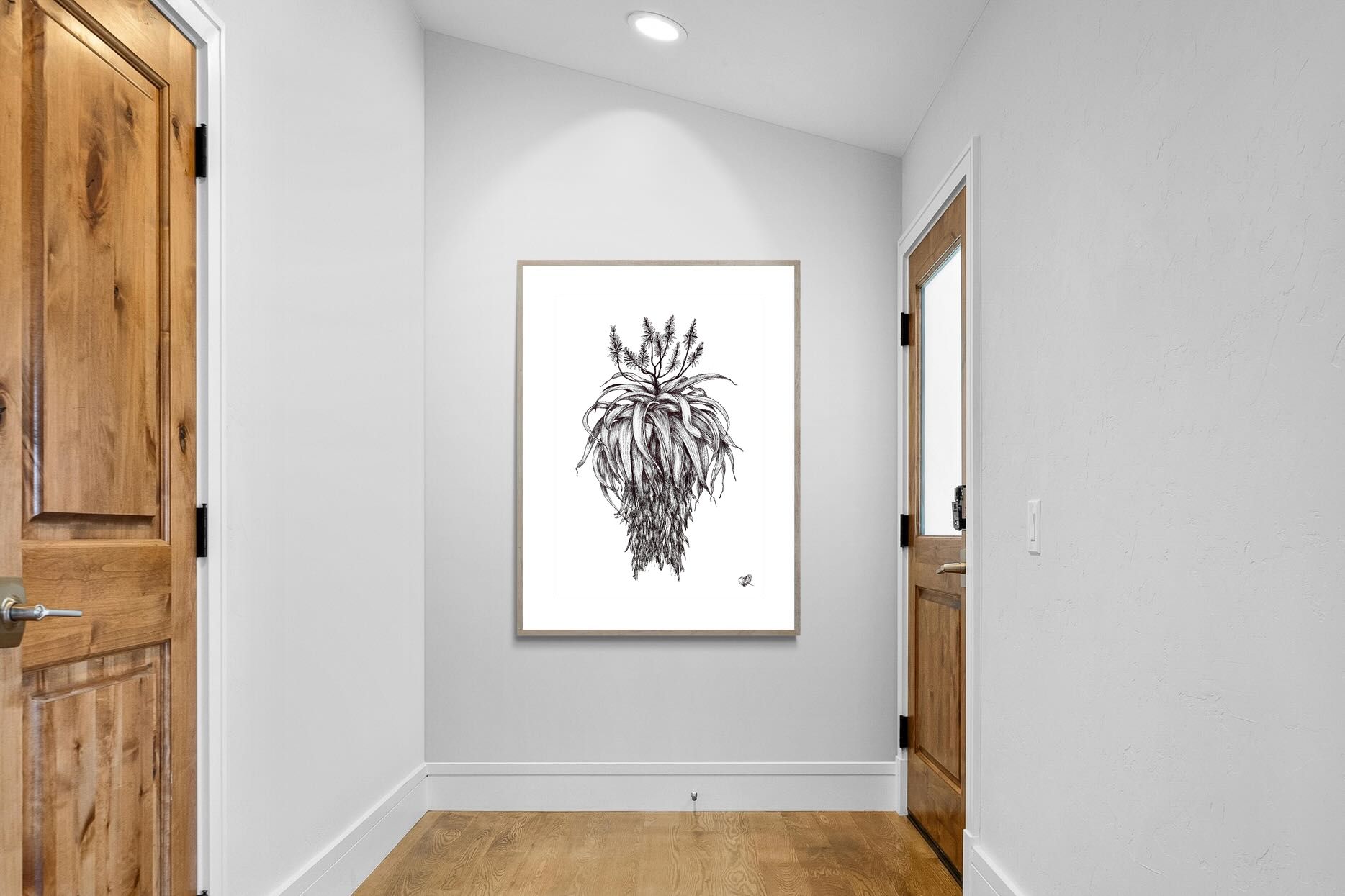 Pixalot Full Flowering Aloe Illustration