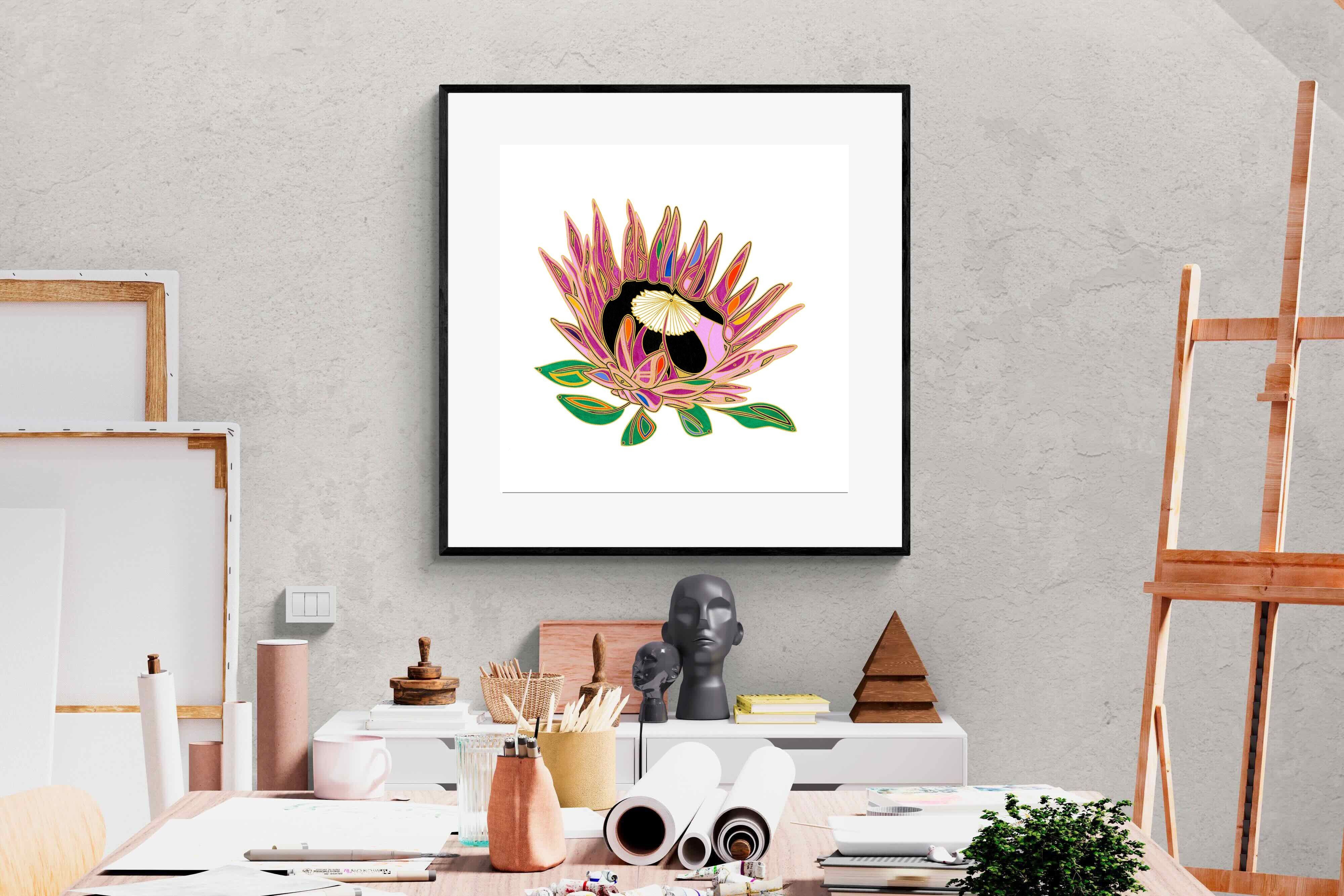Pixalot Geometric Protea