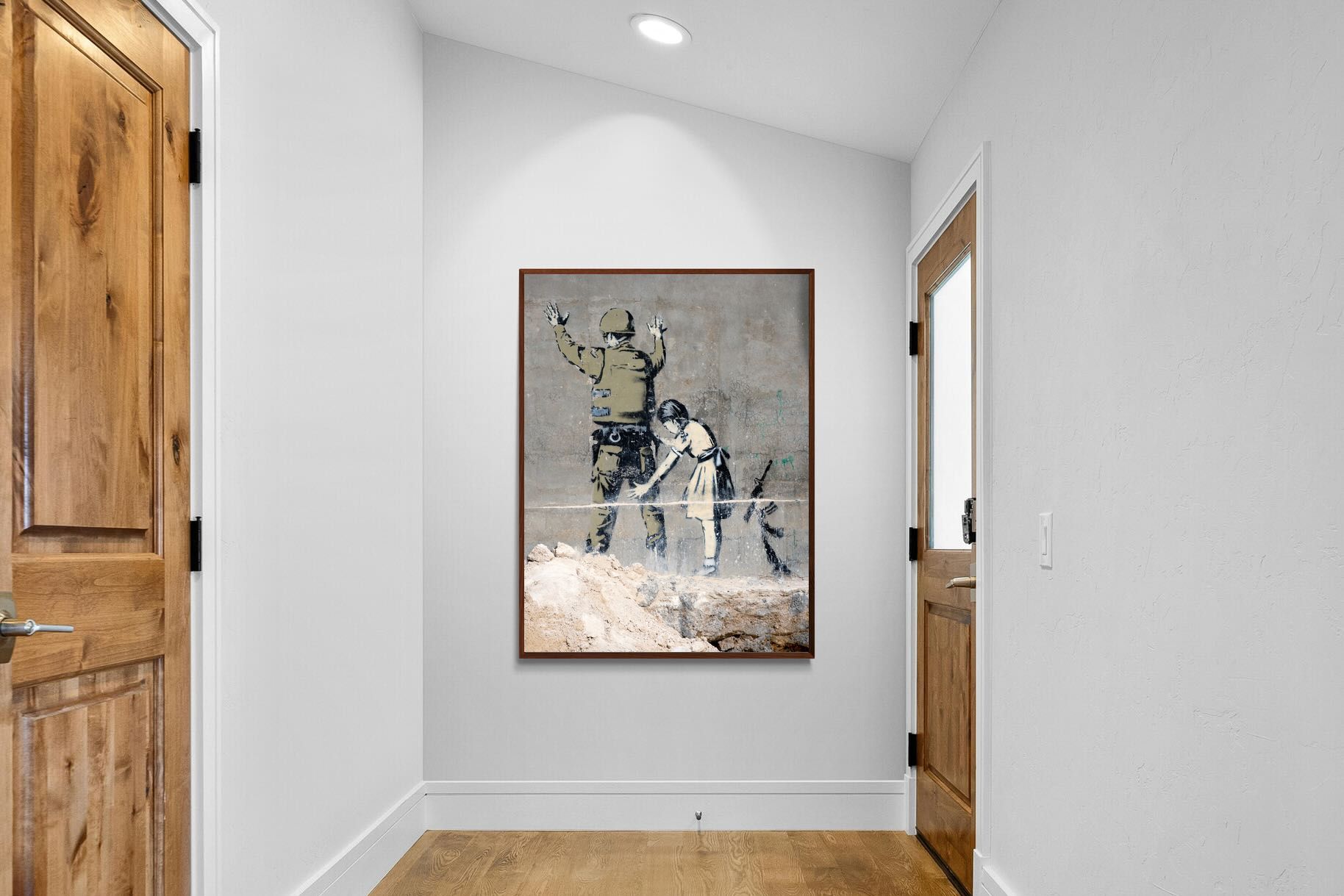 Pixalot Girl Frisking Soldier