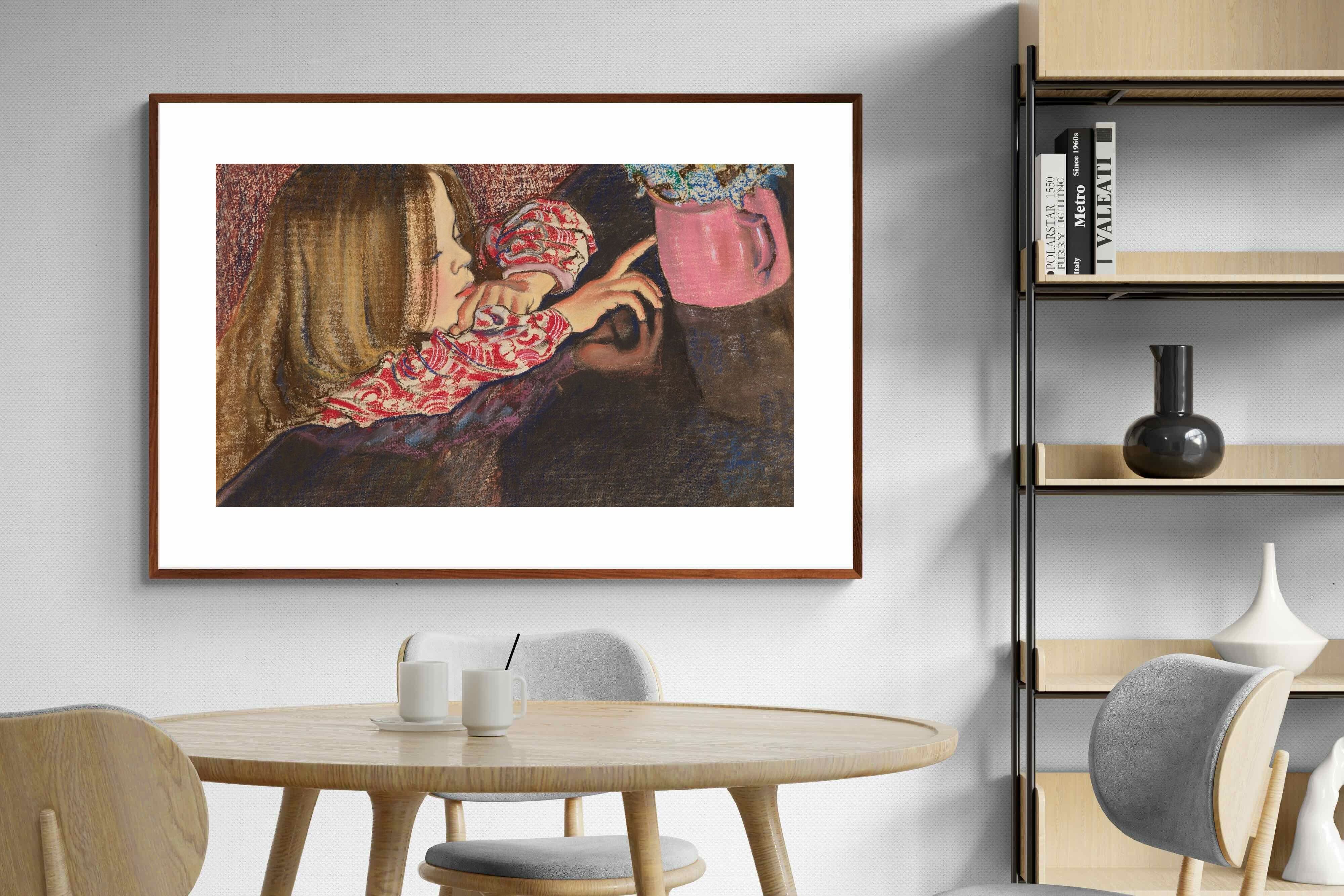 Pixalot ® Girl with a Vase of Flowers