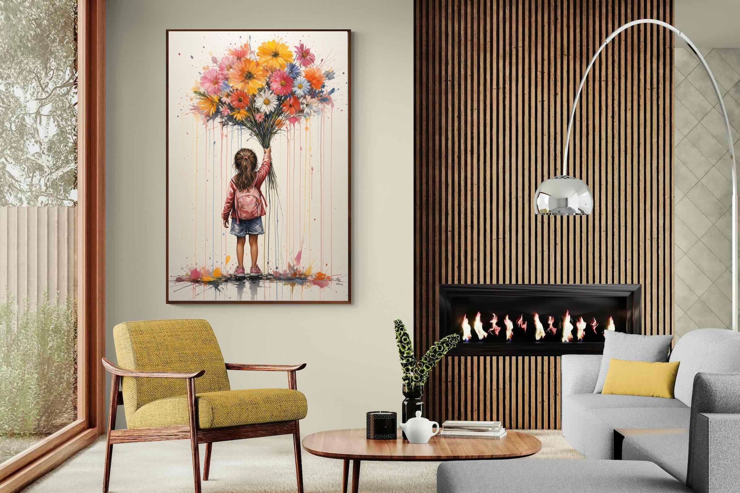 Pixalot ® Girl With Flowers