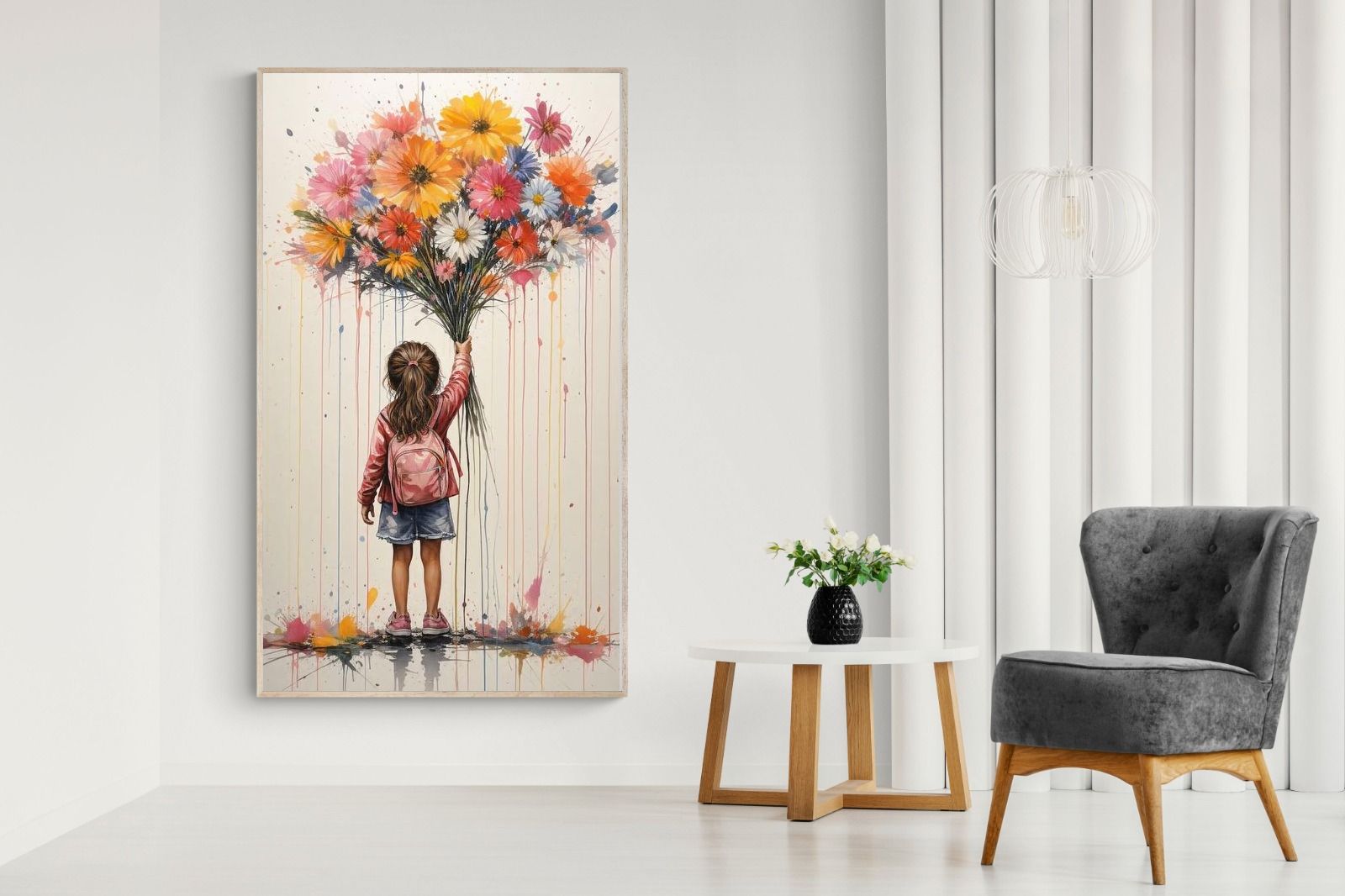 Pixalot ® Girl With Flowers