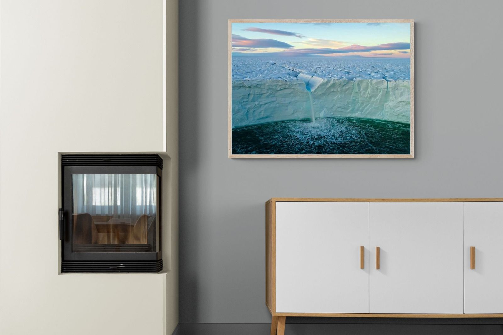 Pixalot Glacial Waterfall