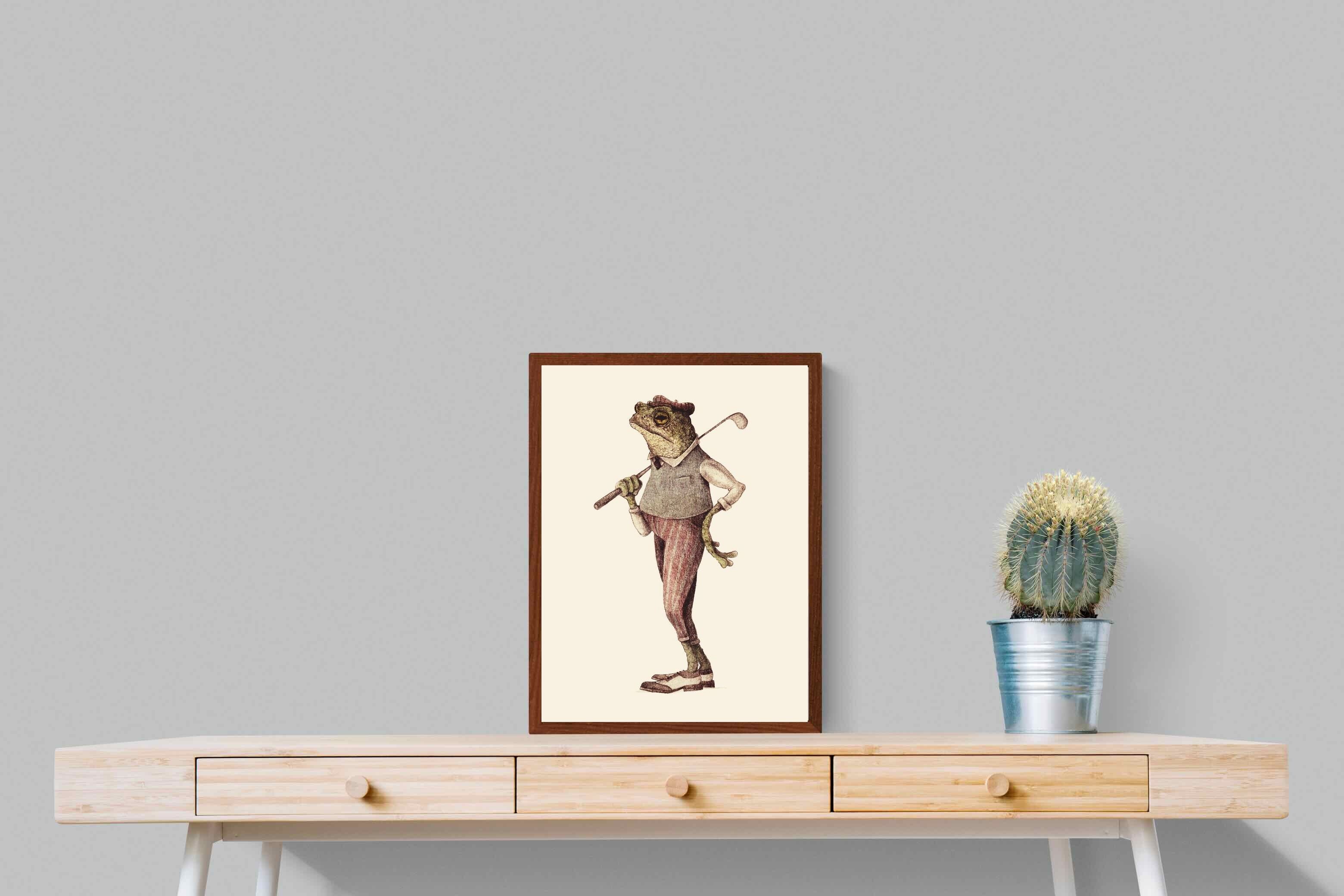 Pixalot Golfing Frog