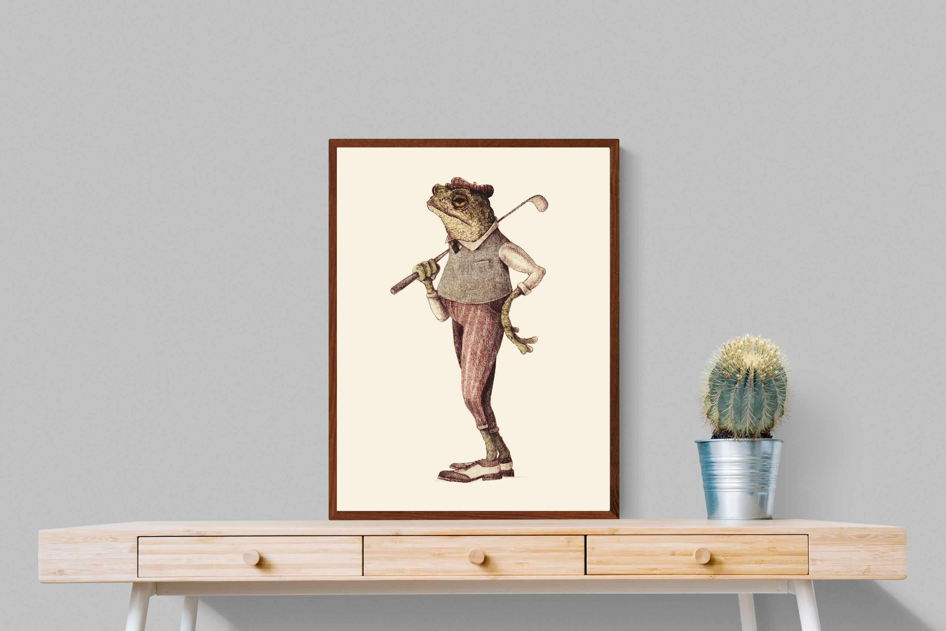 Pixalot Golfing Frog
