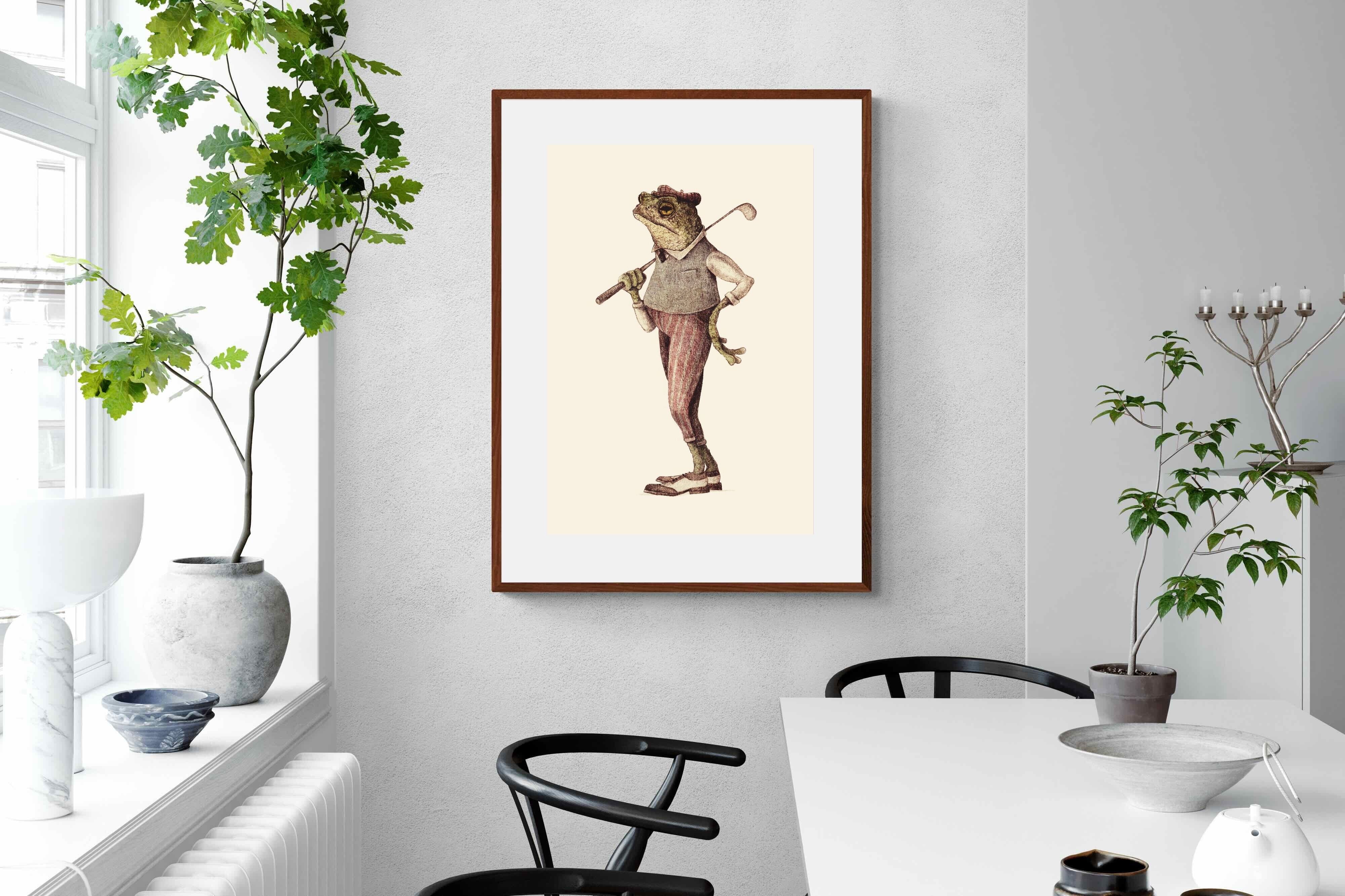 Pixalot Golfing Frog