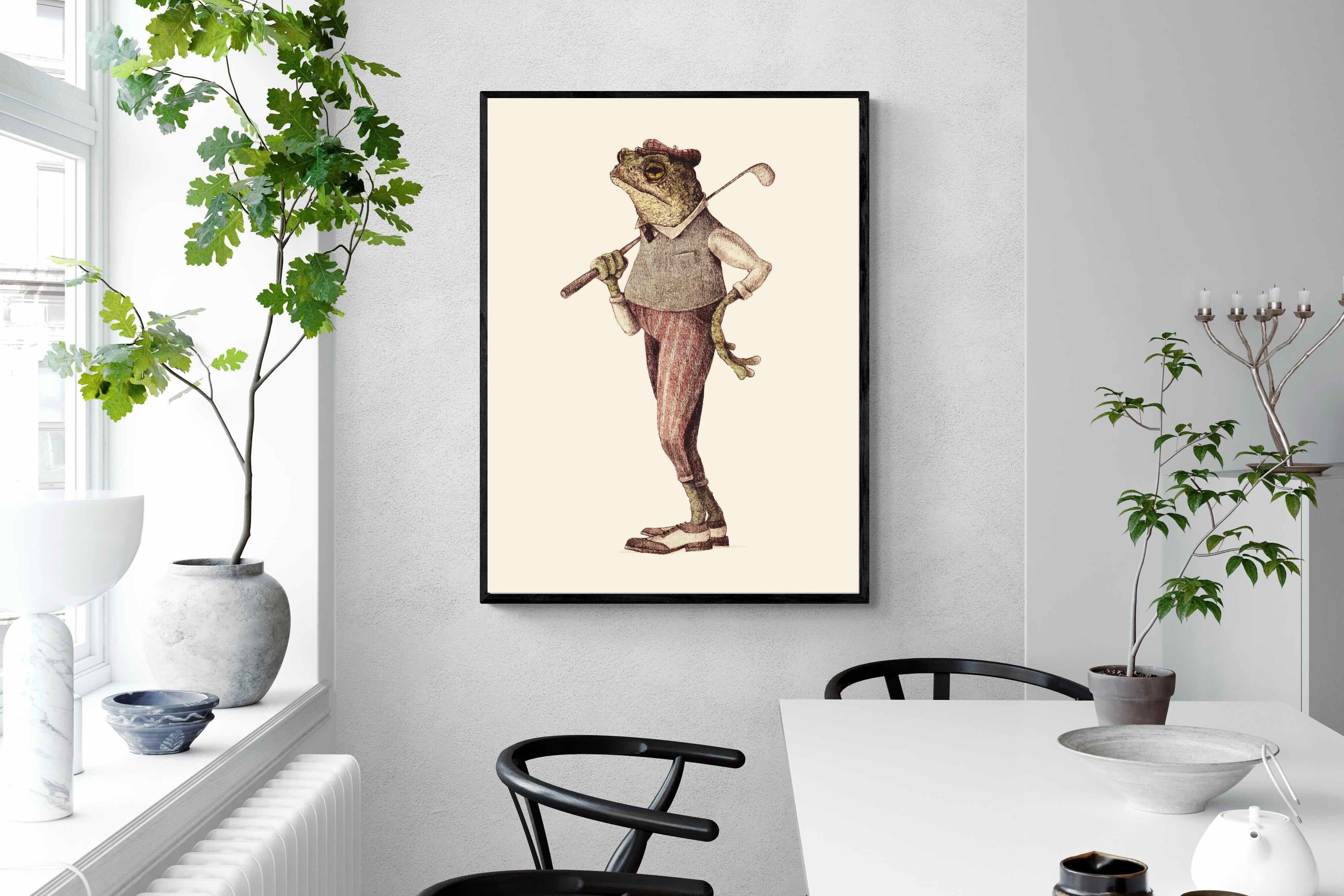 Pixalot Golfing Frog