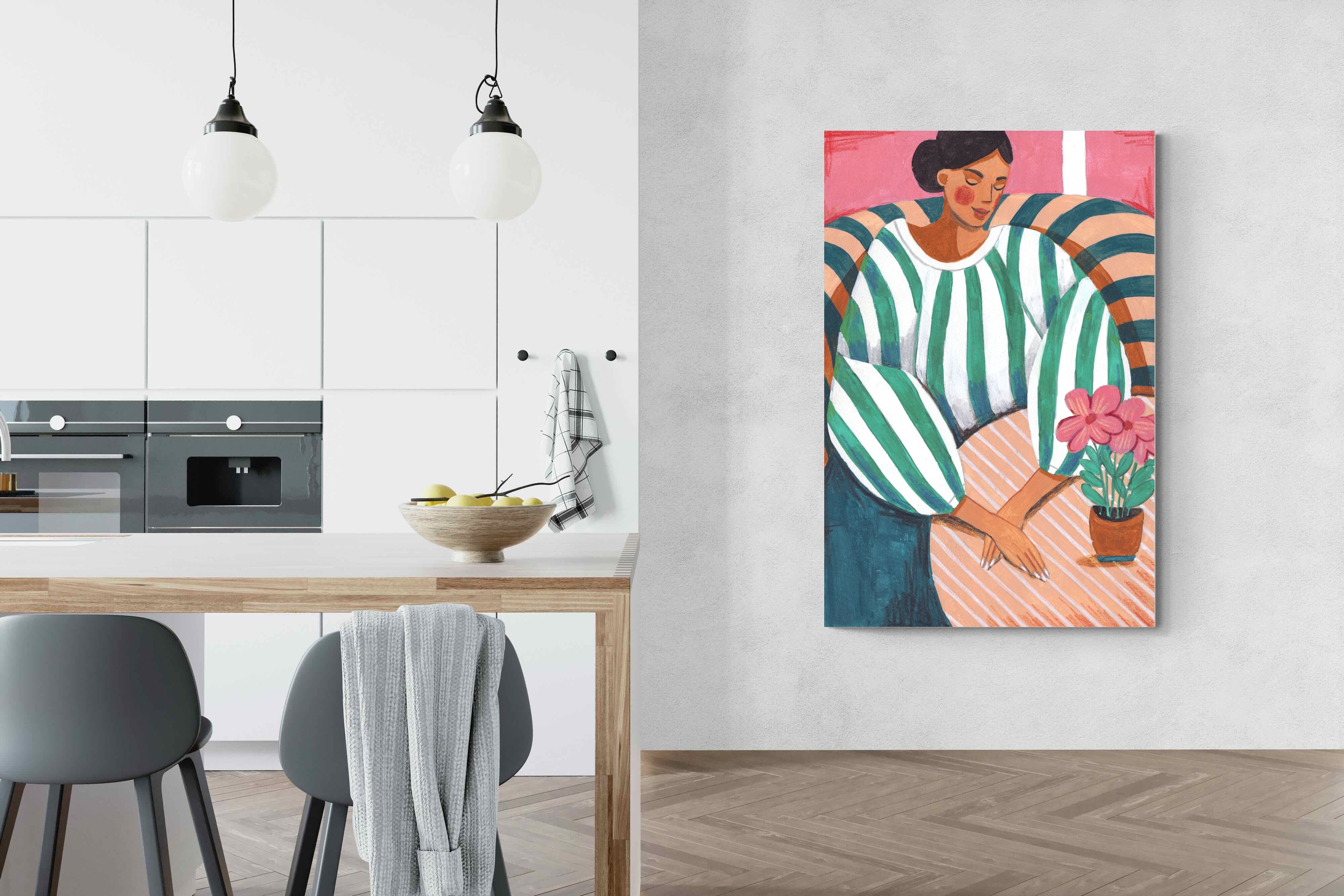 Pixalot Green Stripes & Quiet Moments