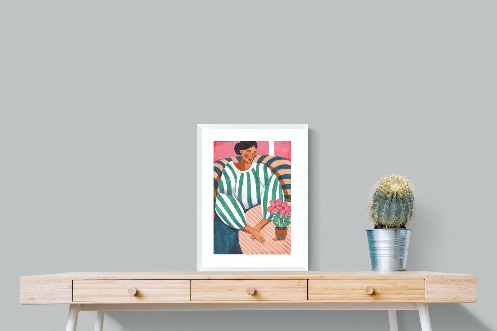 Pixalot Green Stripes & Quiet Moments