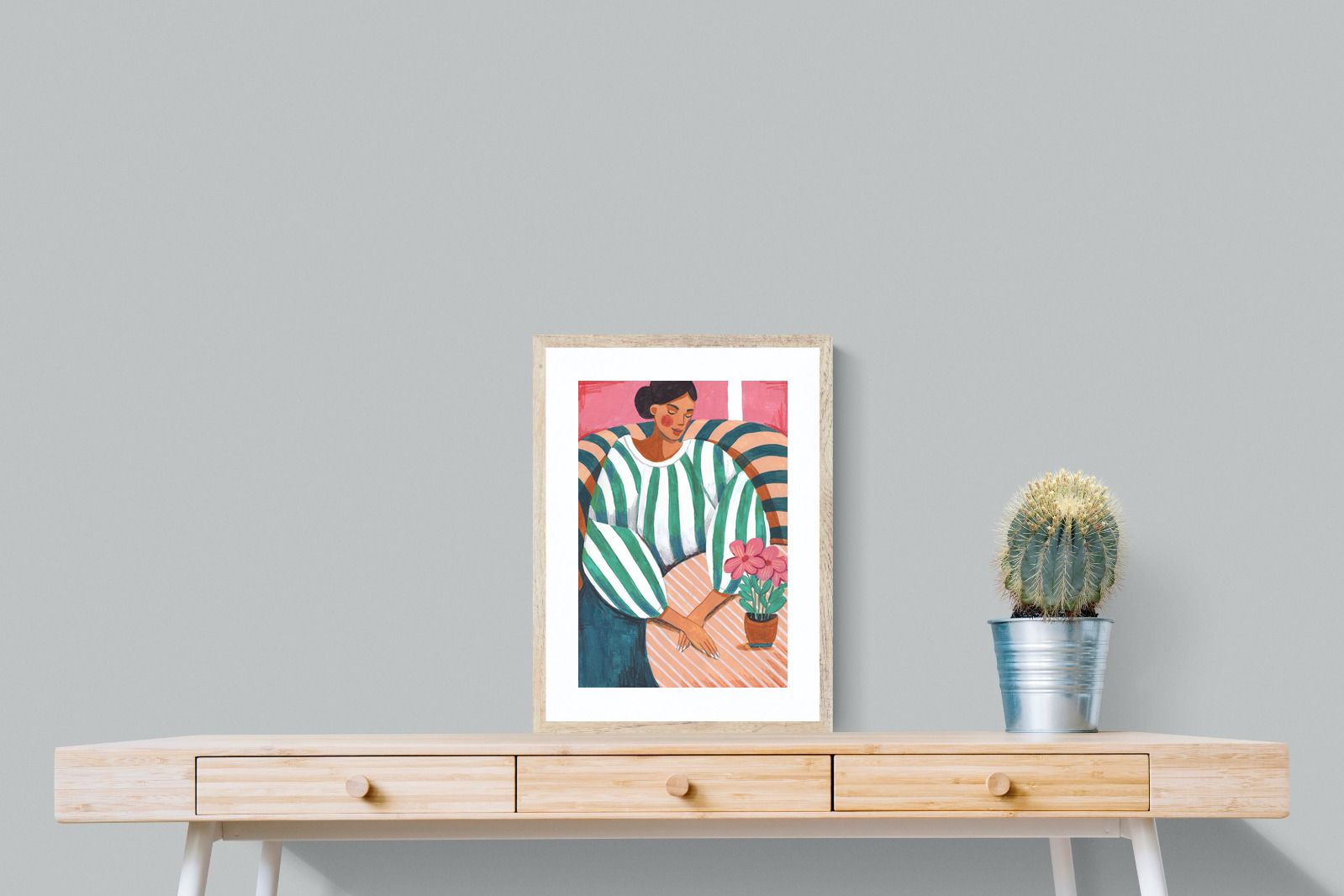 Pixalot Green Stripes & Quiet Moments