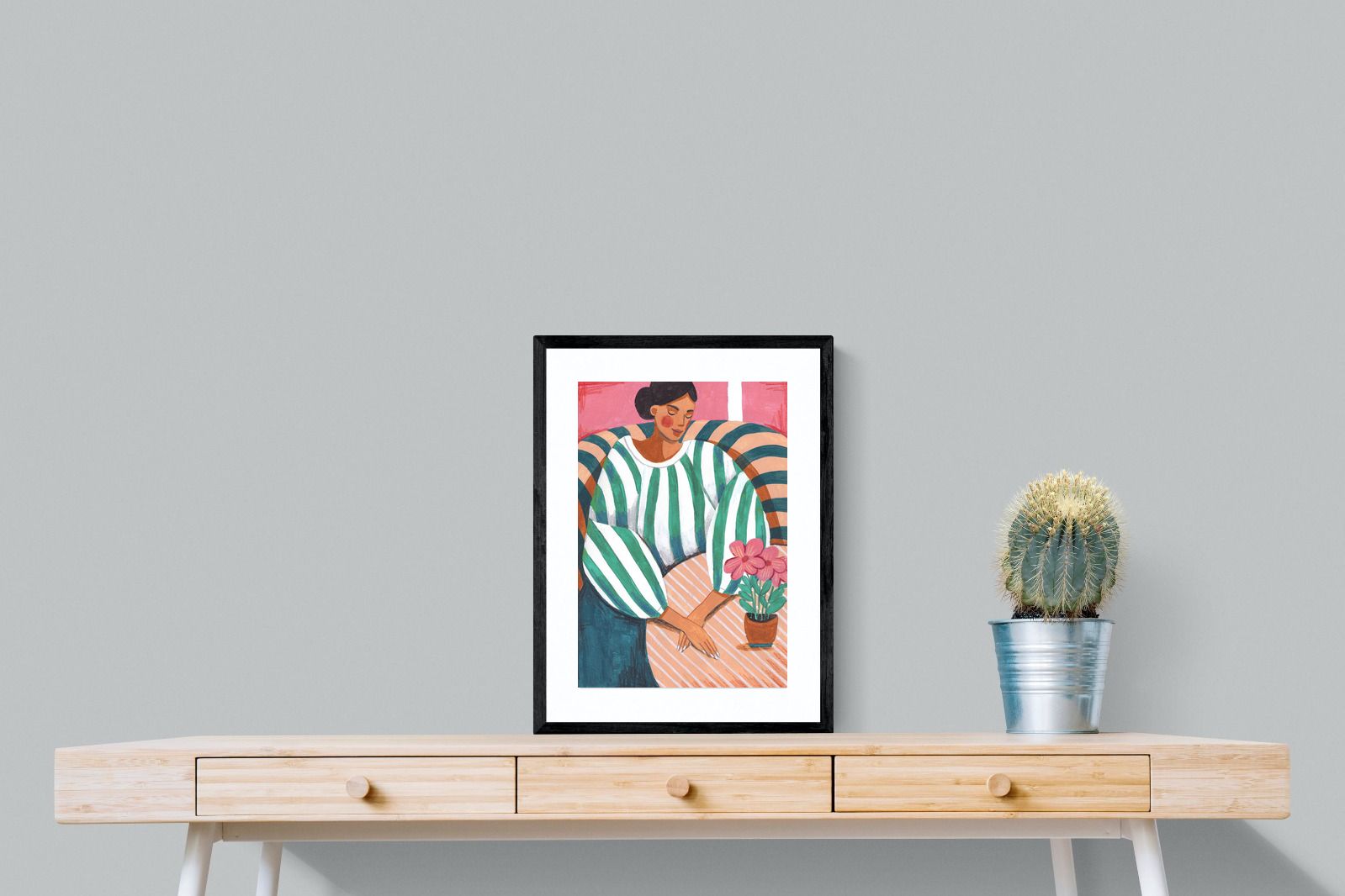 Pixalot Green Stripes & Quiet Moments