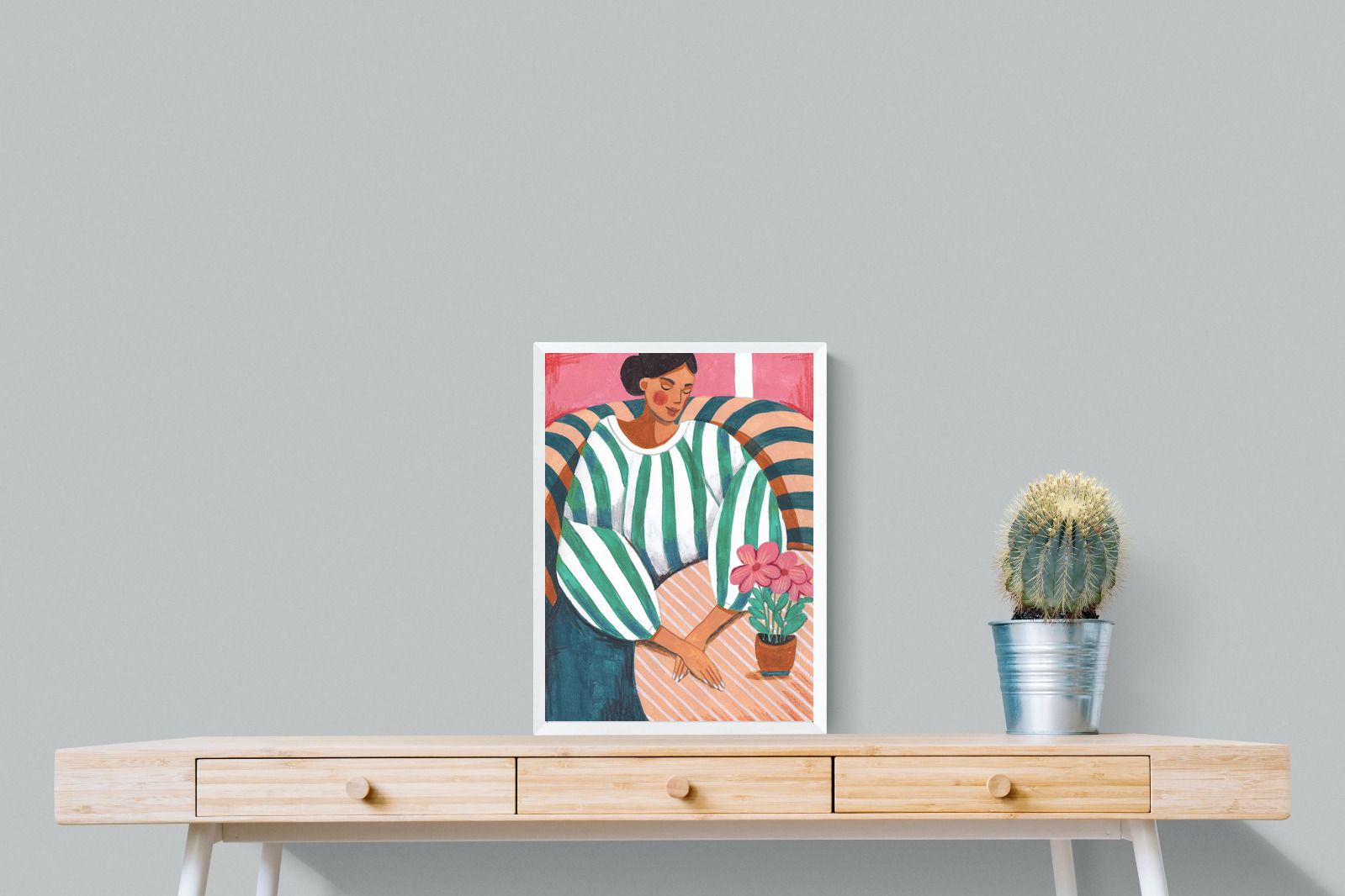 Pixalot Green Stripes & Quiet Moments