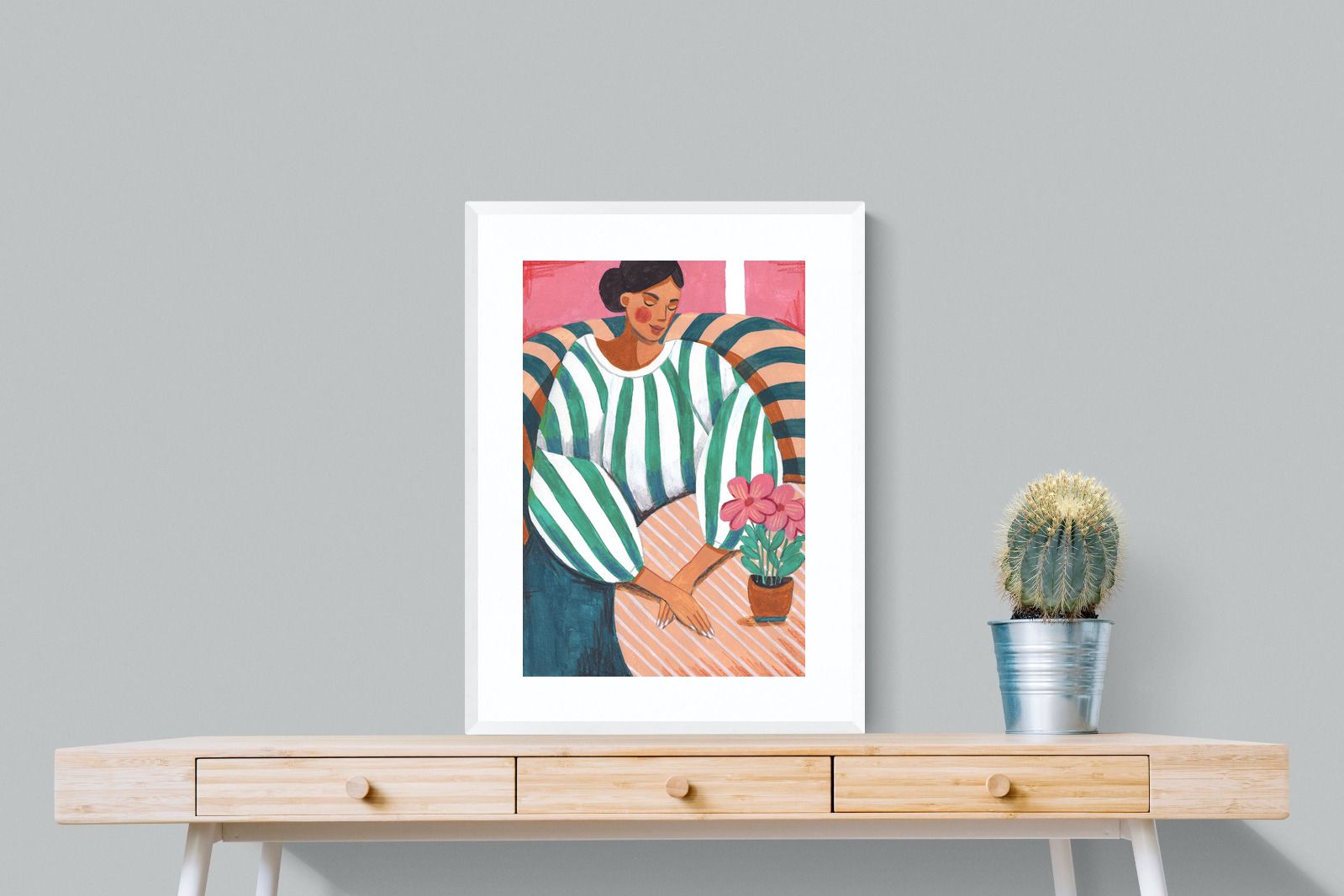 Pixalot Green Stripes & Quiet Moments