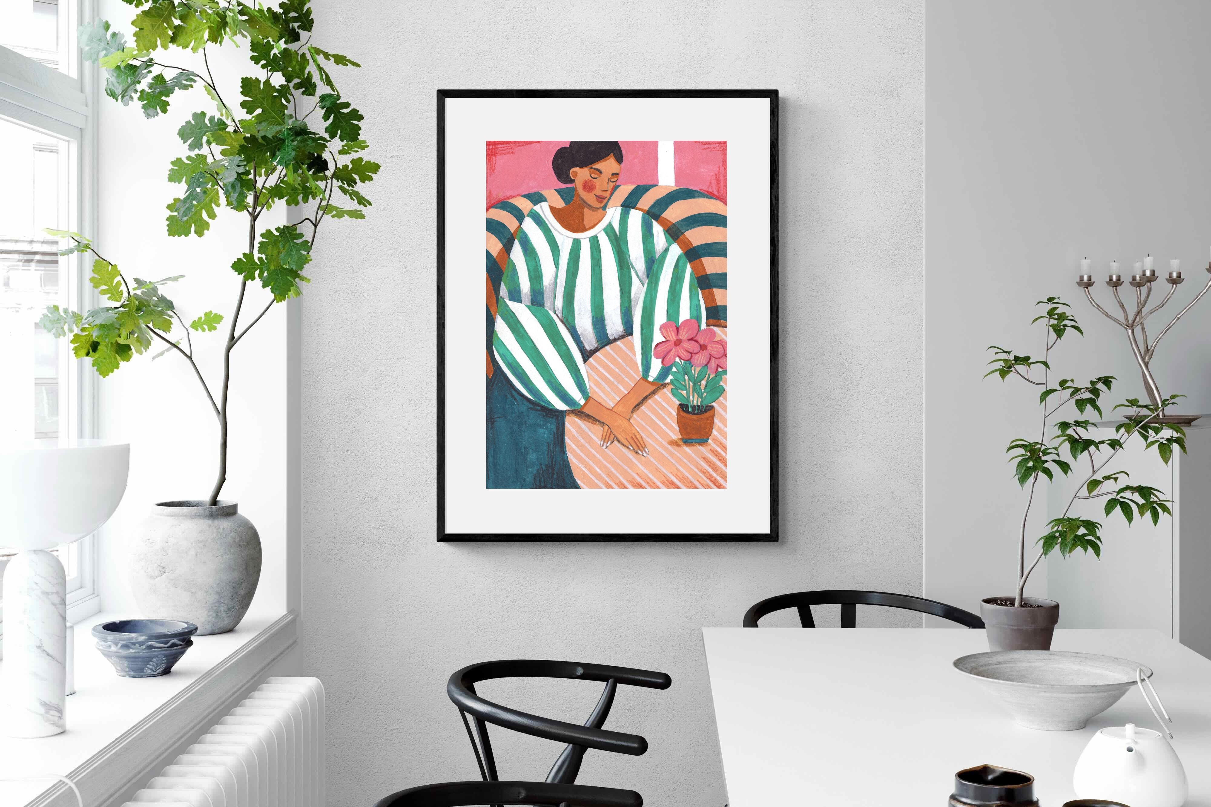 Pixalot Green Stripes & Quiet Moments