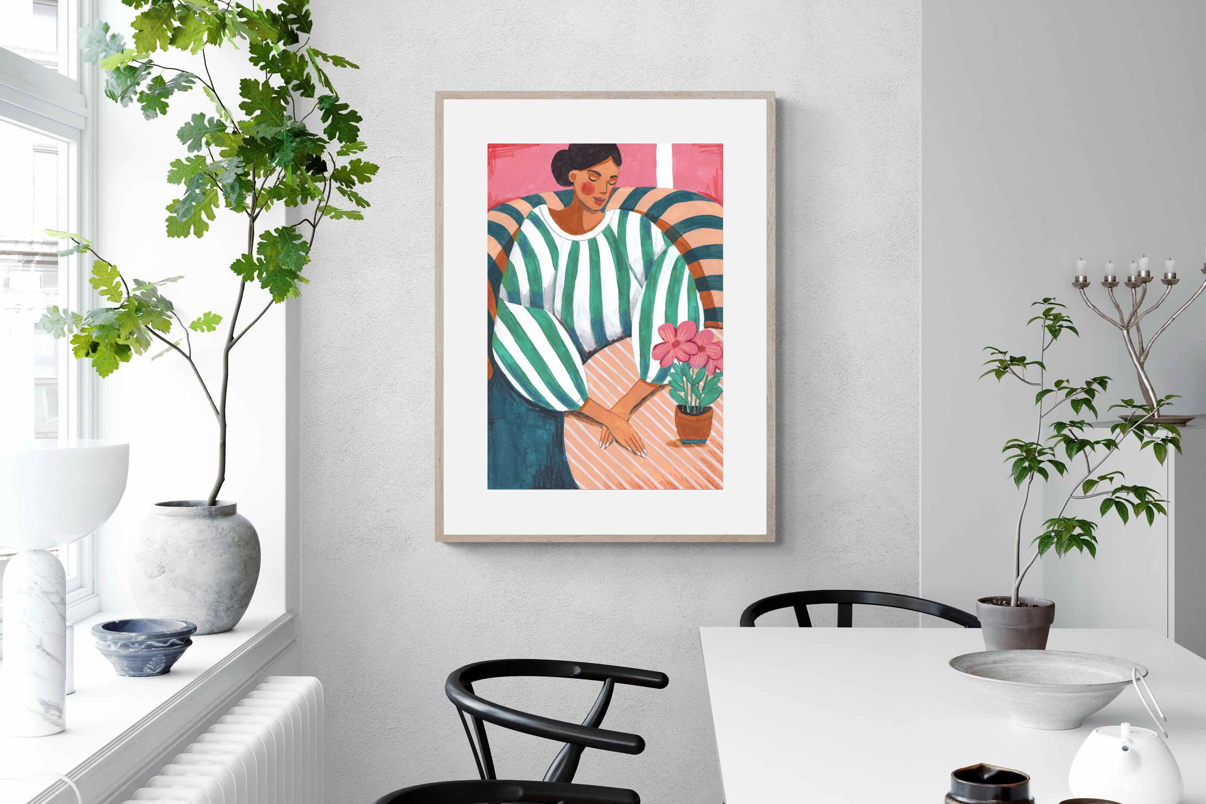 Pixalot Green Stripes & Quiet Moments