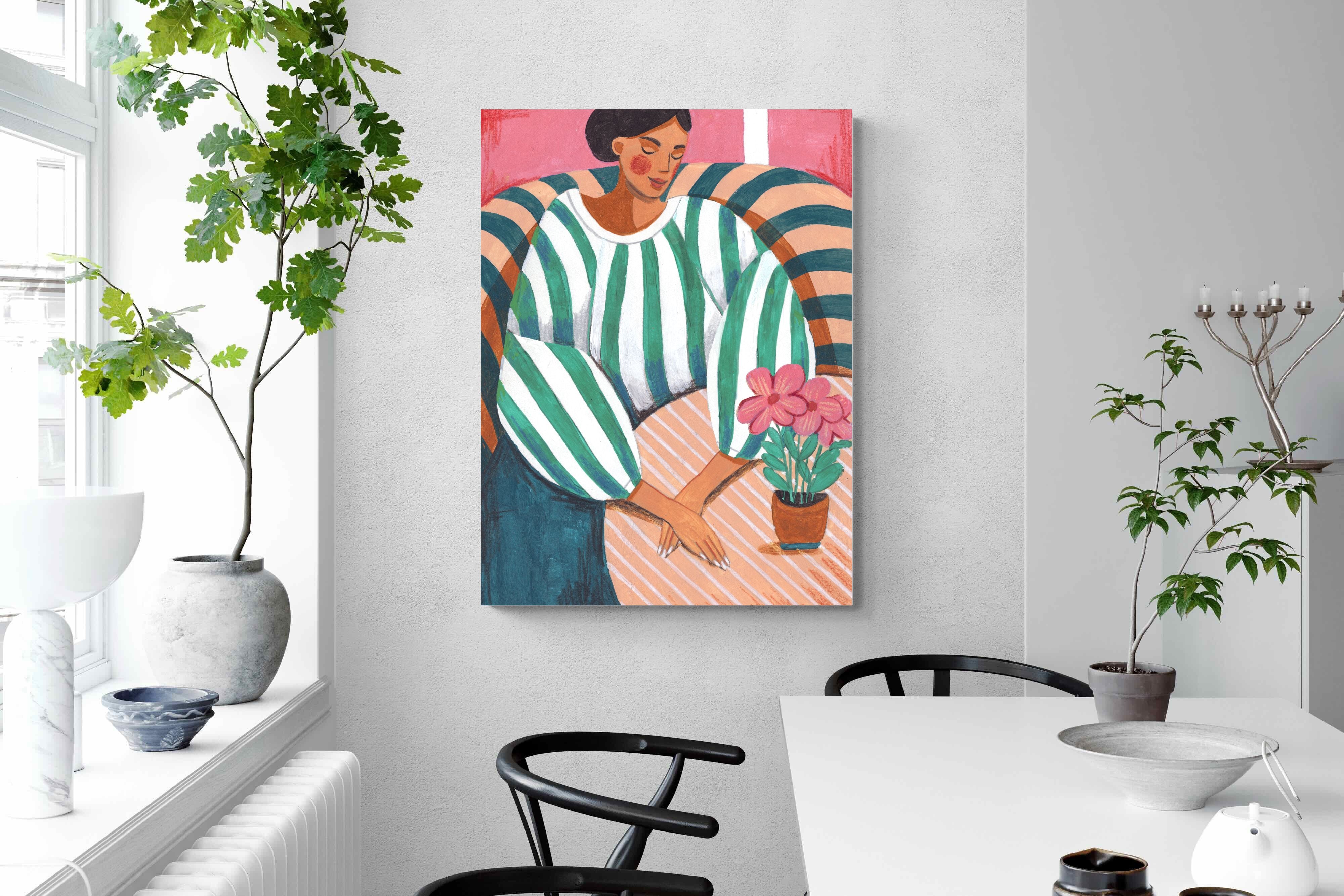 Pixalot Green Stripes & Quiet Moments