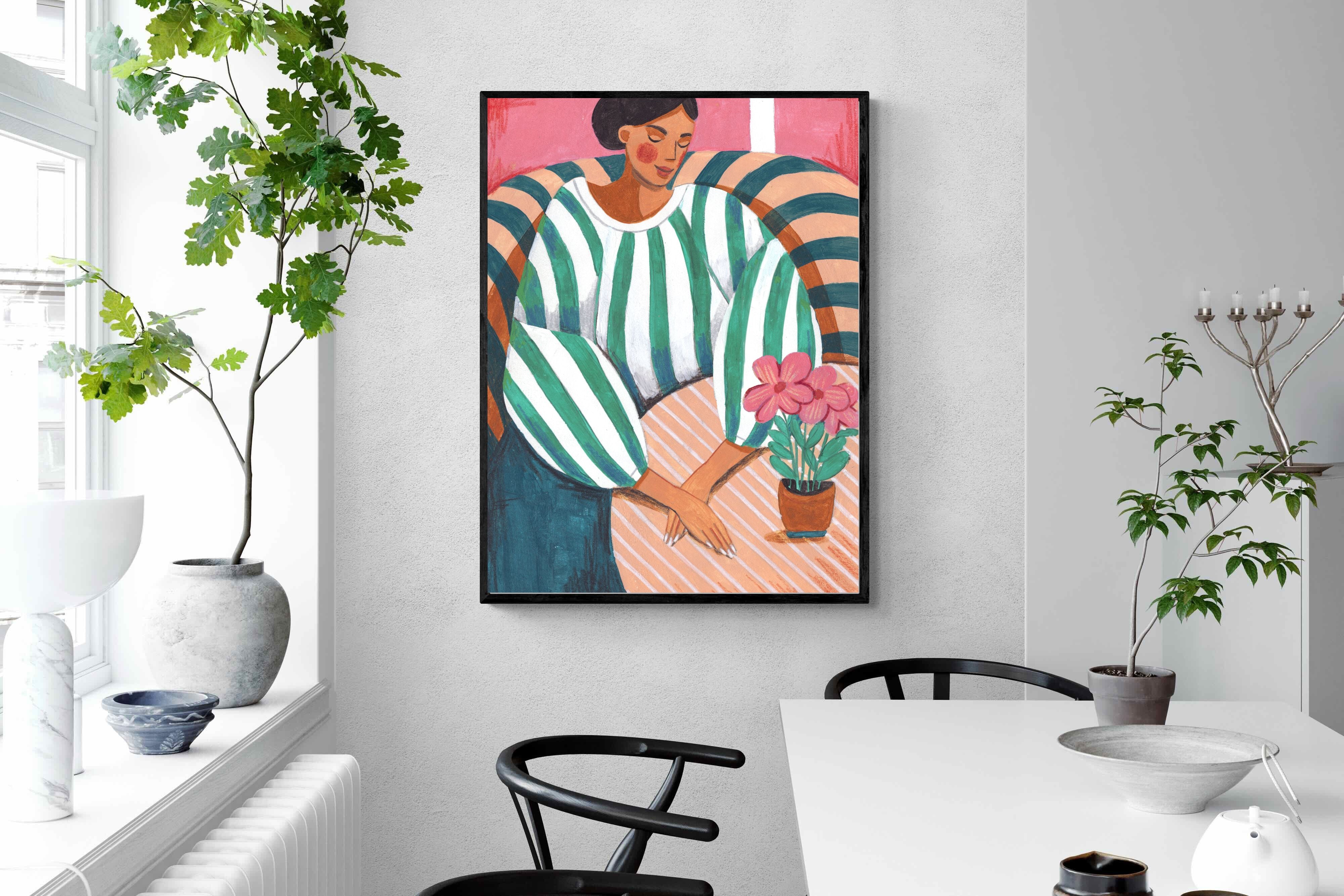 Pixalot Green Stripes & Quiet Moments