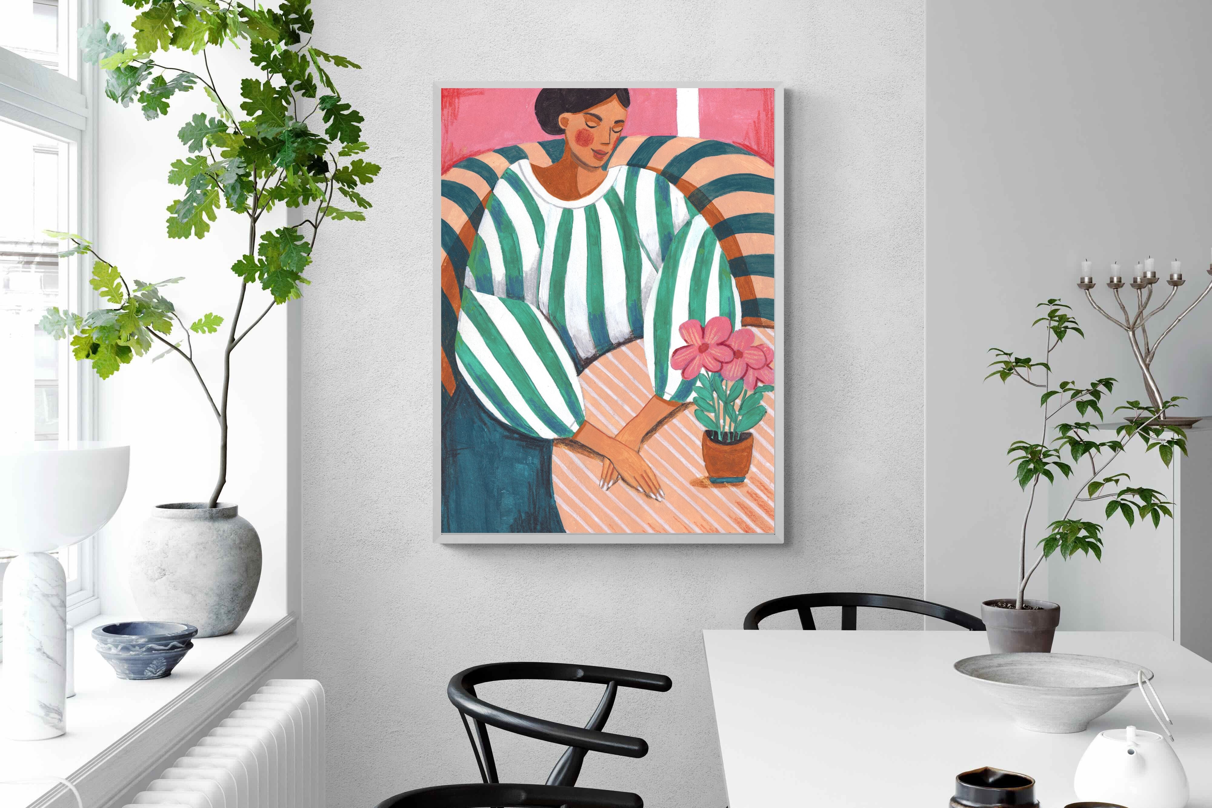 Pixalot Green Stripes & Quiet Moments