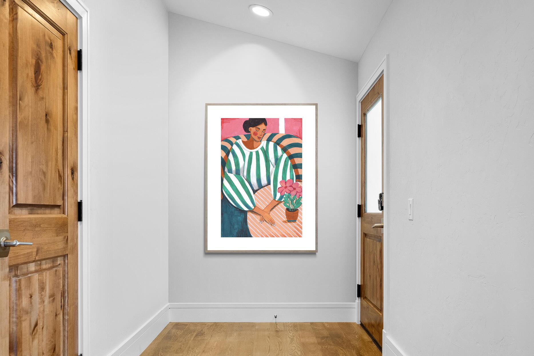 Pixalot Green Stripes & Quiet Moments