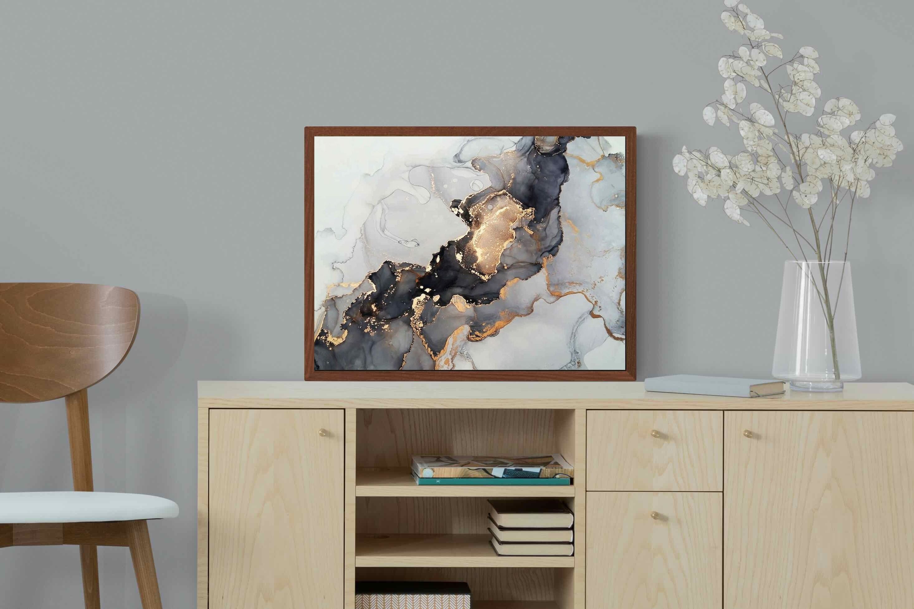 Pixalot ® Grey & Gold Marble