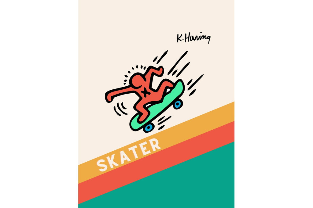 Haring Skater-Wall_Art-Pixalot